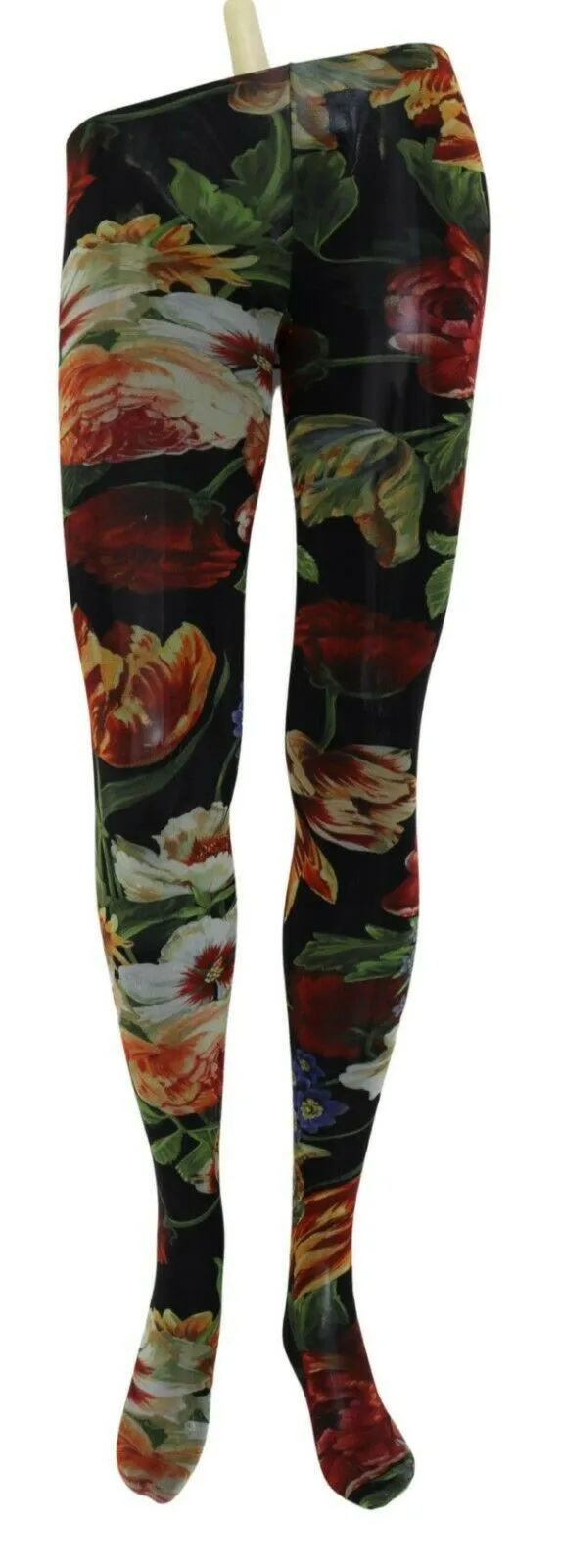 Dolce & Gabbana Women's Elegant Floral Mesh Tights