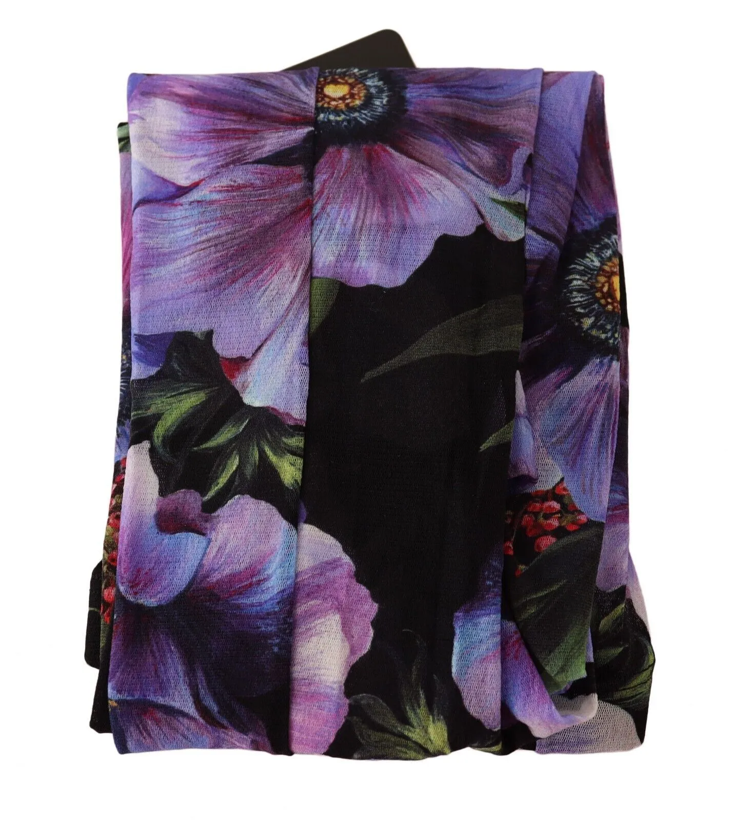 Dolce & Gabbana Women's Floral Micro Mesh Designer Tights