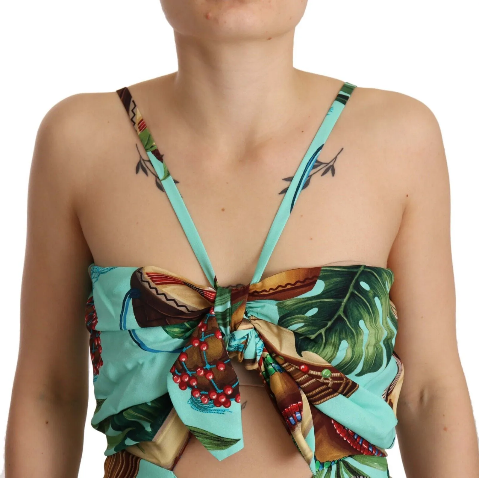 Dolce & Gabbana Women's Exquisite Jungle Print Maxi Dress