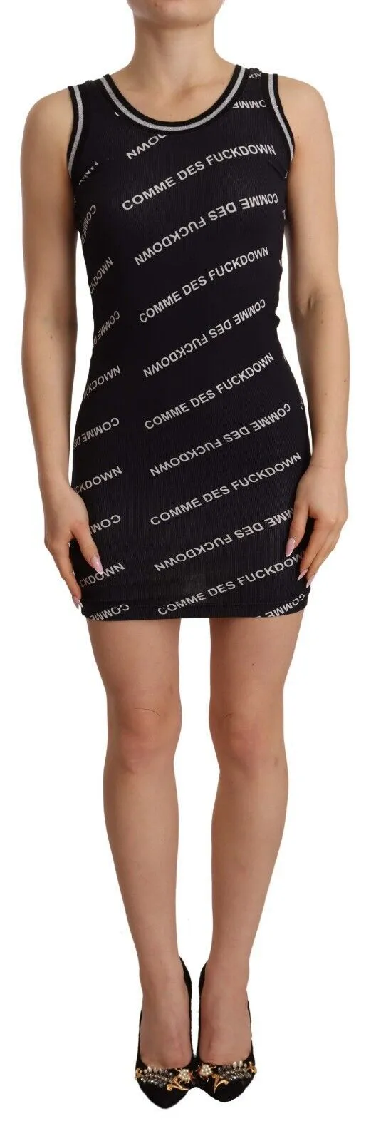Comme Des Fuckdown Women's Sleek Cotton Blend Bodycon Mini Dress