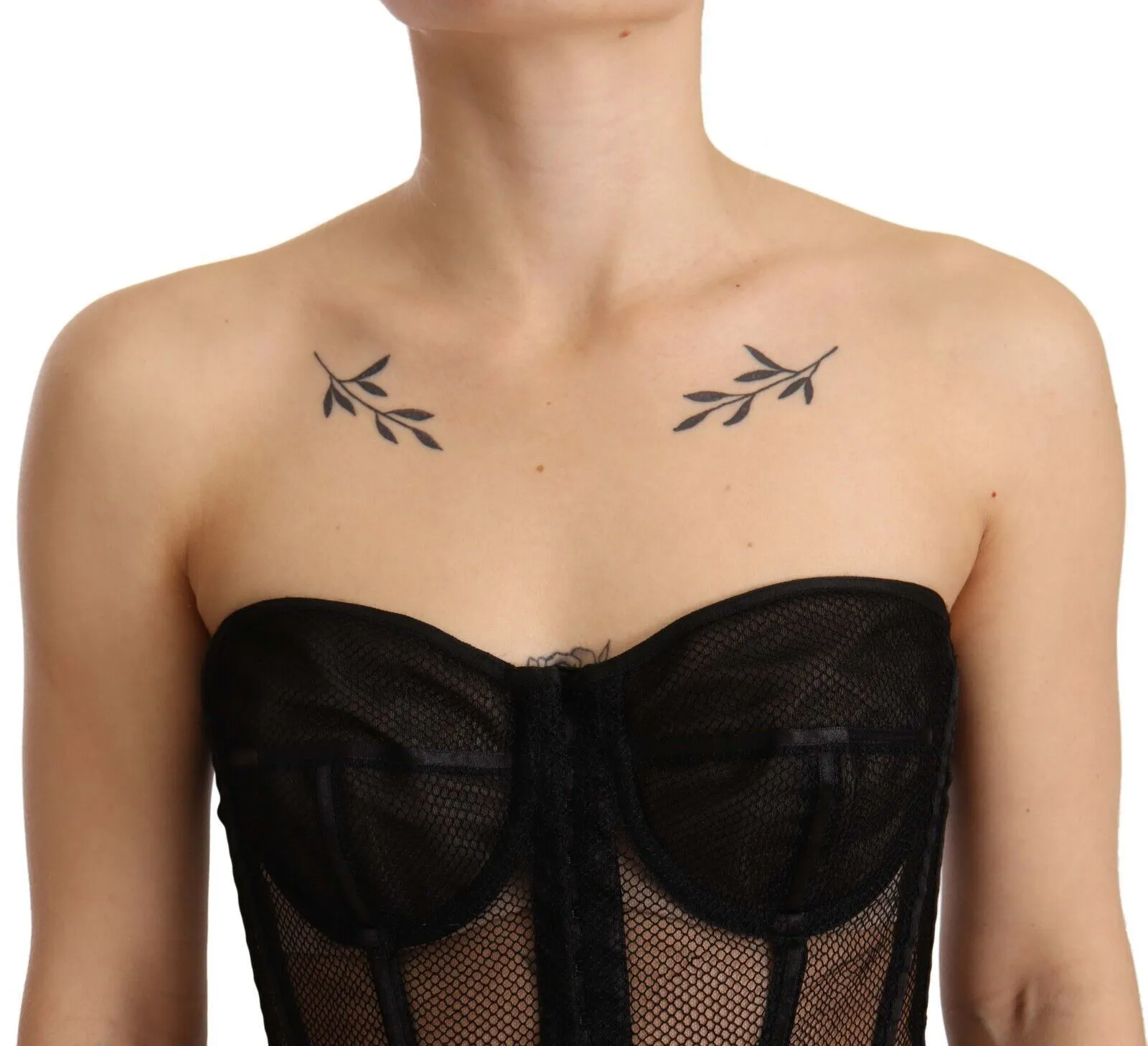 Dolce & Gabbana Women's Elegant Black Viscose Corset Top