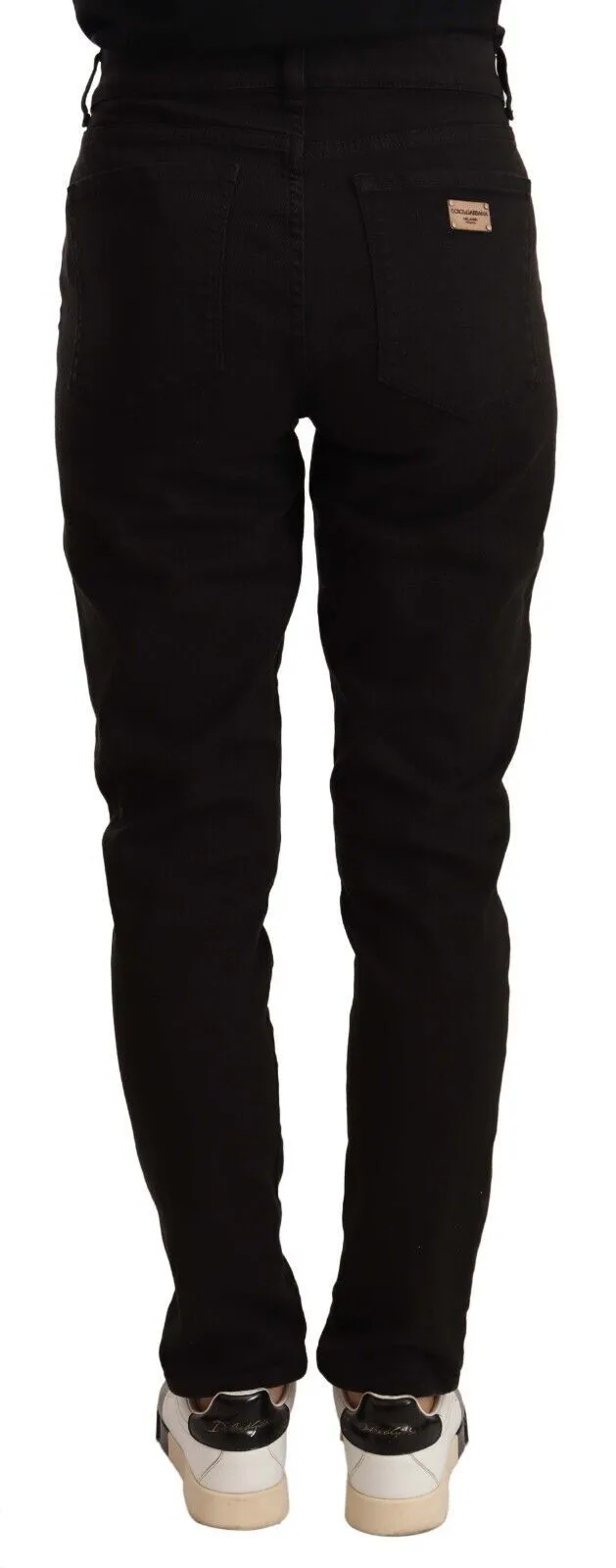 Dolce & Gabbana Women's Elegant Slim-Fit Black Skinny Jeans