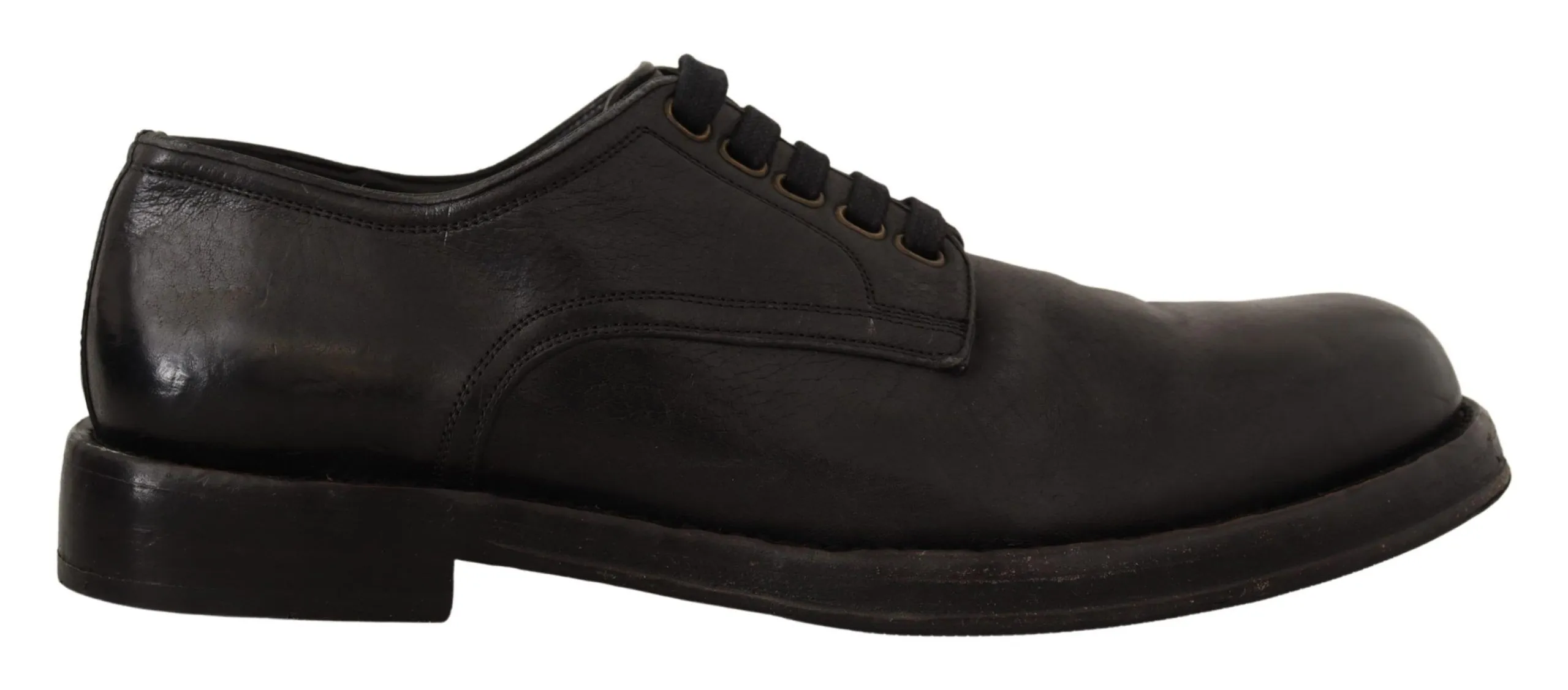 Dolce & Gabbana Men's Elegant Black Leather Men's Dress Shoes