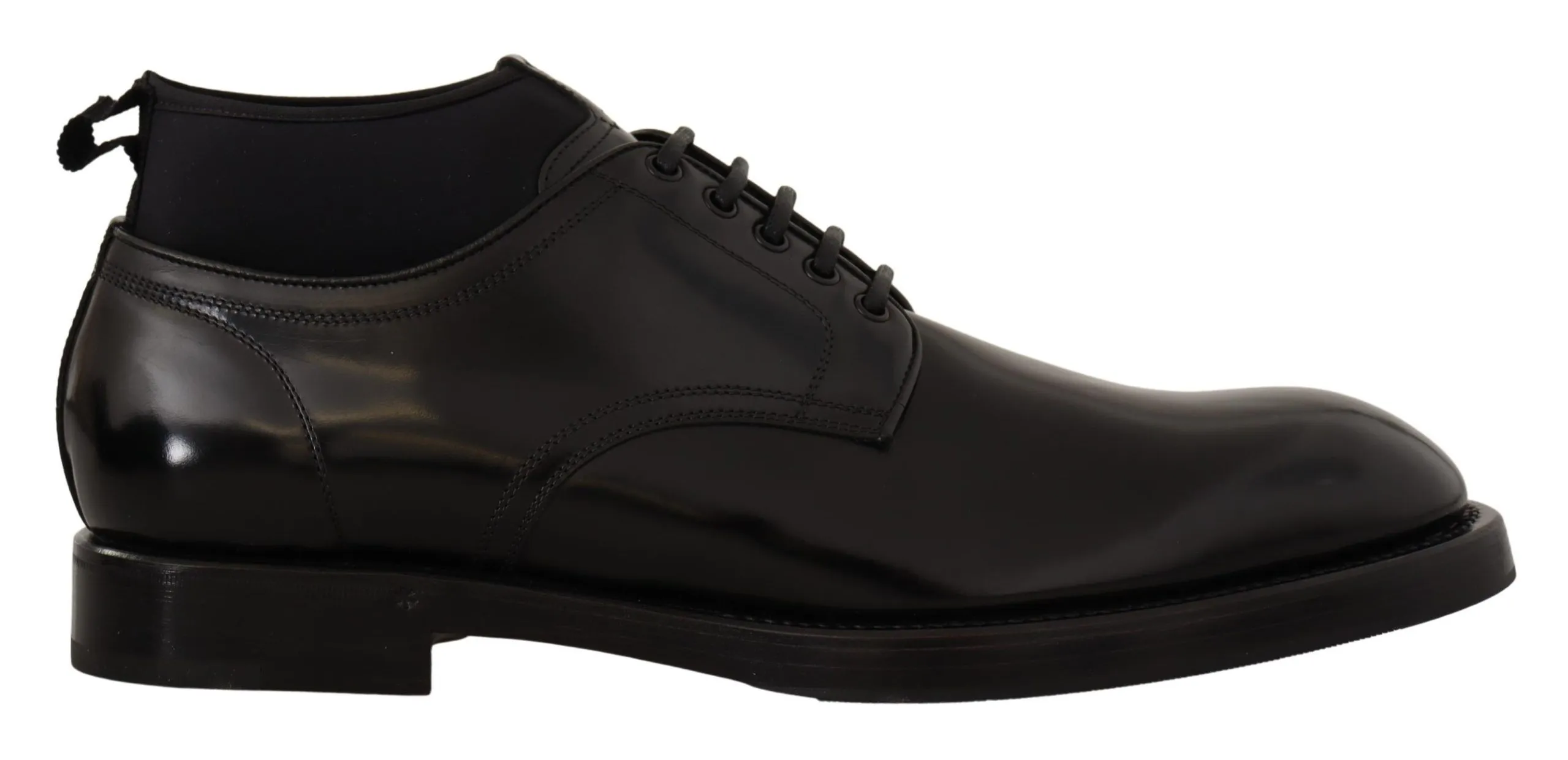 Dolce & Gabbana Men's Elegant Black Lace-Up Dress Formal Shoes