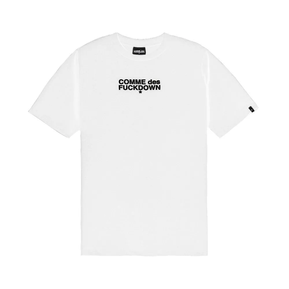 Comme Des Fuckdown White Cotton Women T-Shirt Dress