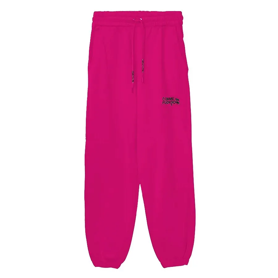 Comme Des Fuckdown Fuchsia Cotton Women Sweatpant
