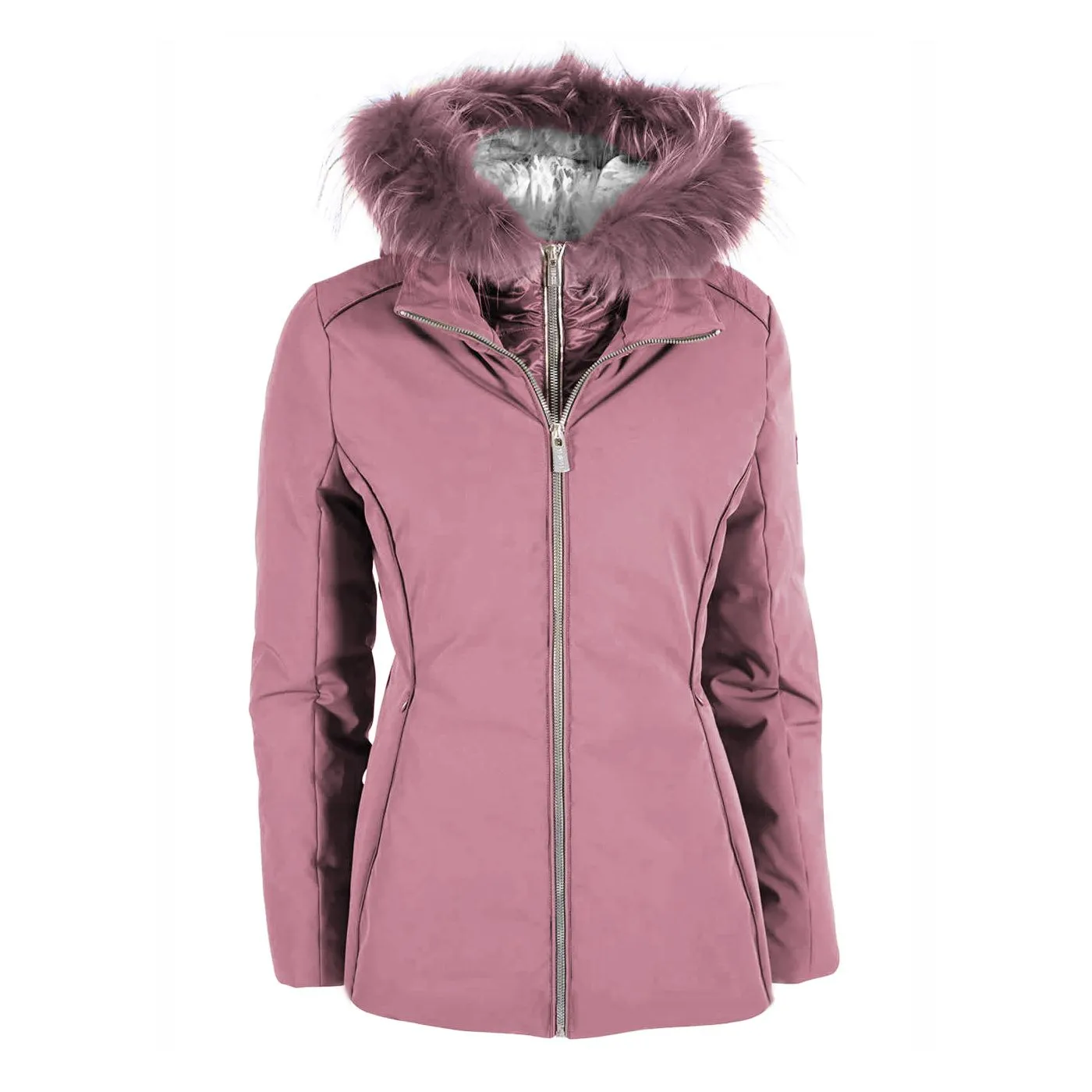 Yes Zee Pink Polyamide Women Jacket