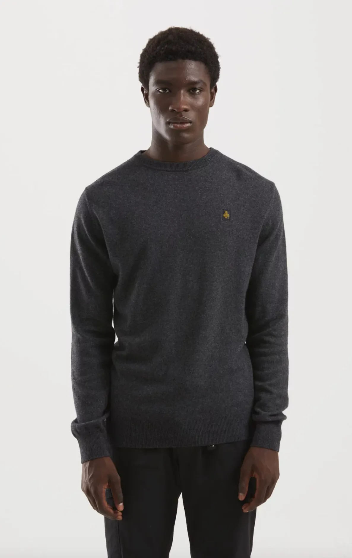 Refrigiwear Gray Wool Men Sweater