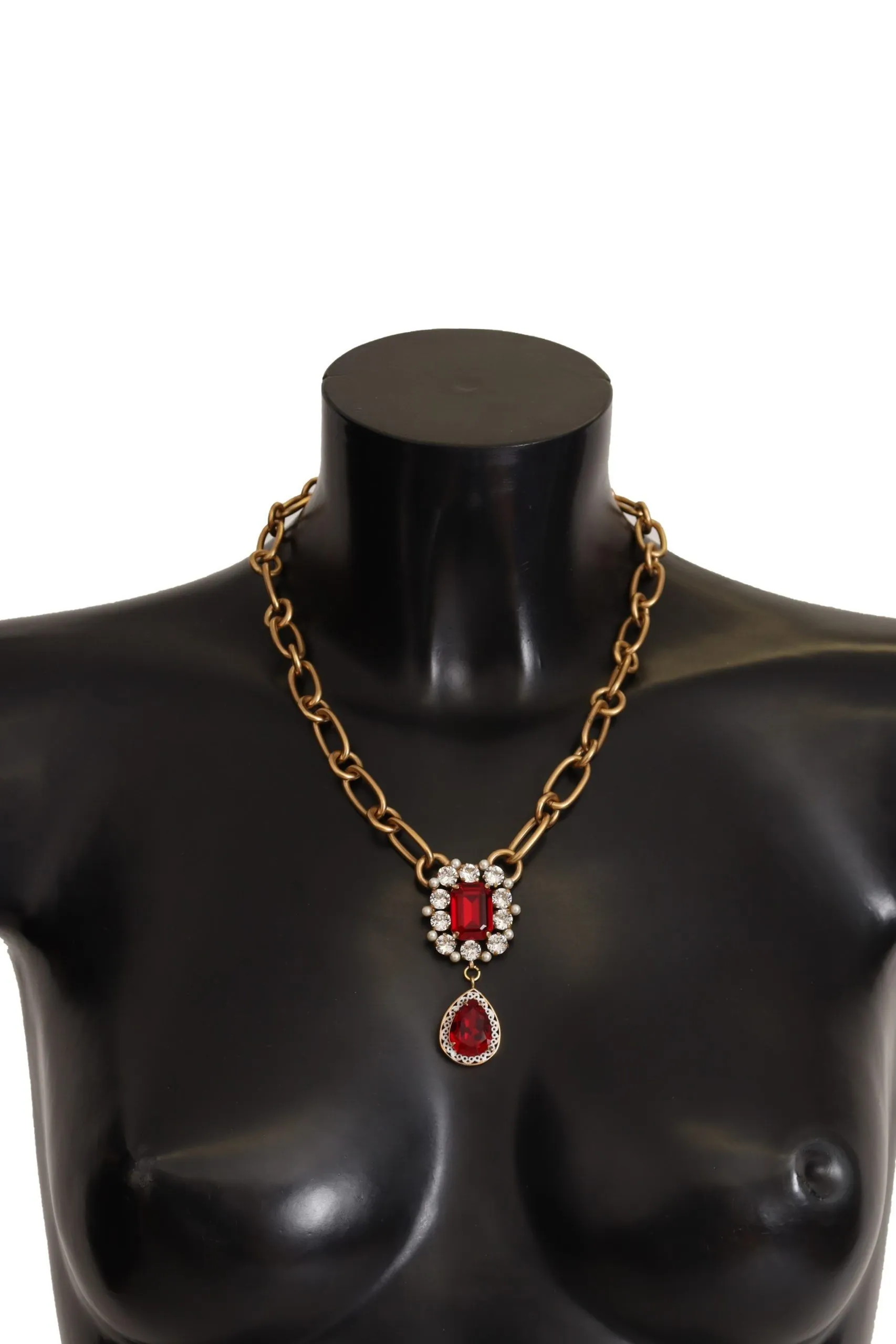 Dolce & Gabbana Women's Elegant Charm Beaded Faux Pearl Necklace