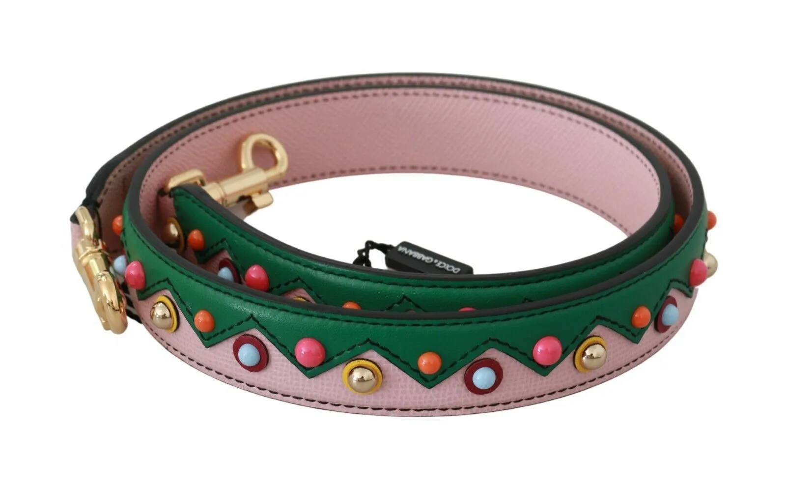 Dolce & Gabbana Men's Elegant Multicolor Leather Shoulder Strap