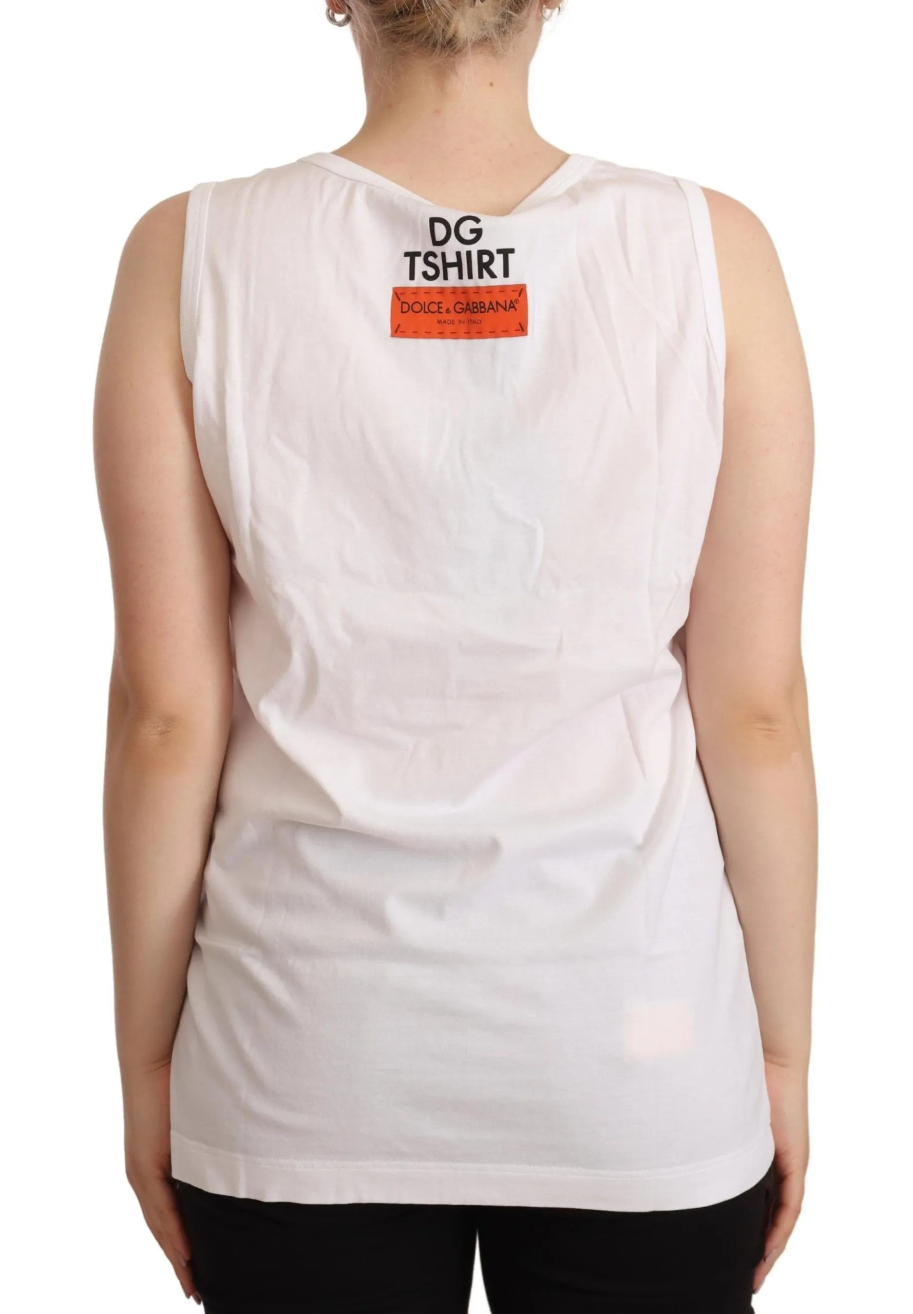 Dolce & Gabbana Women's Elegant Sleeveless Cotton Top