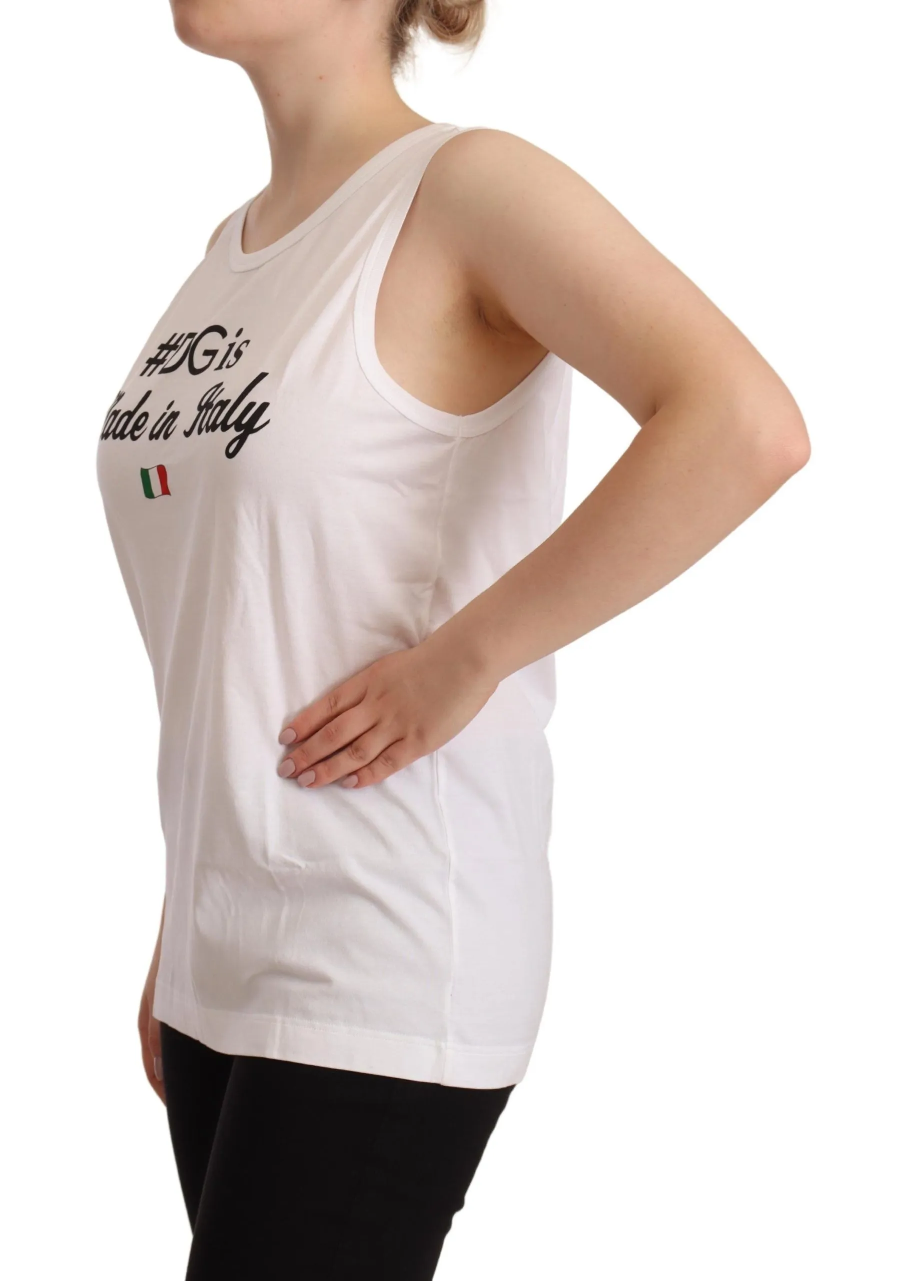 Dolce & Gabbana Women's Elegant Sleeveless Cotton Top