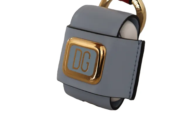 Dolce & Gabbana Women's Elegant Dual-Tone Leather Airpods Case