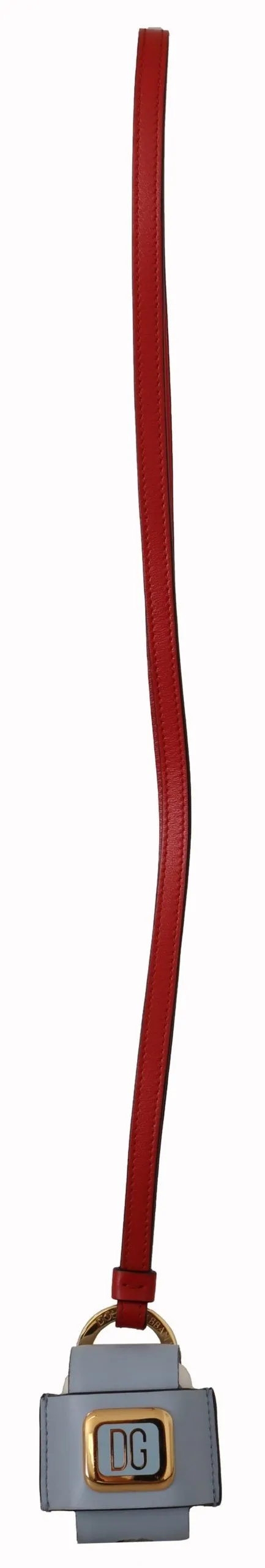 Dolce & Gabbana Women's Elegant Dual-Tone Leather Airpods Case