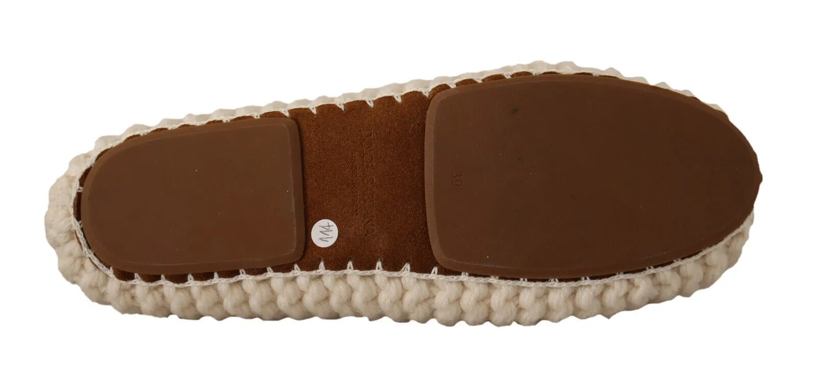 Dolce & Gabbana Women's Chic Wool Knit Ballerina Flats