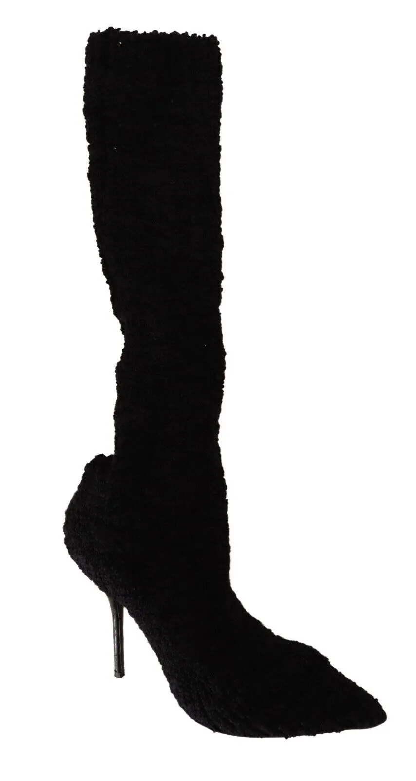 Dolce & Gabbana Women's Chic Black Stretch Sock Boots