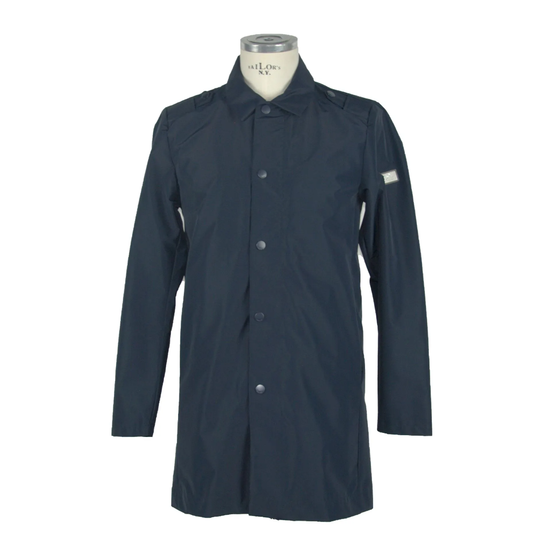 Yes Zee Blue Polyester Men Jacket