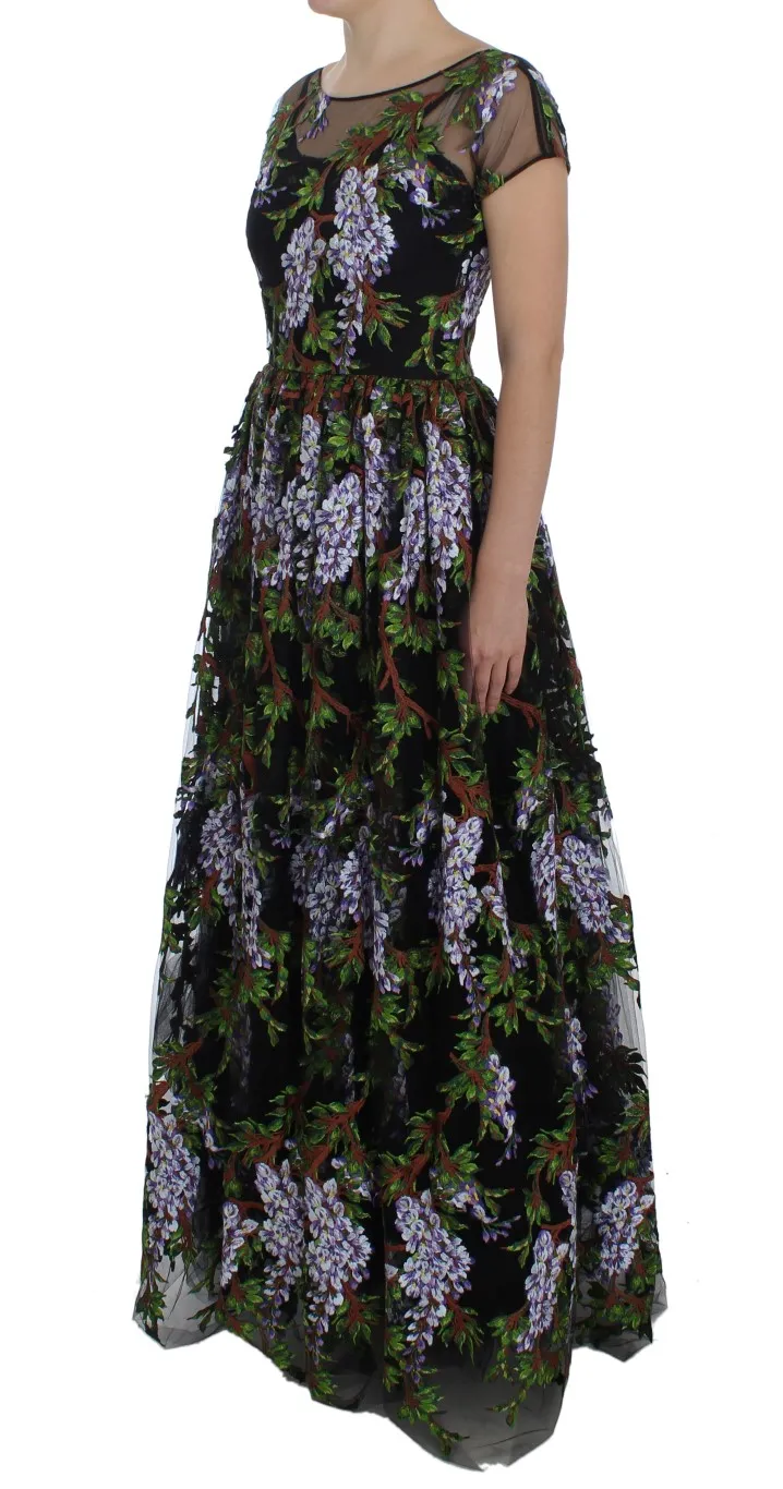 Dolce & Gabbana Women's Floral Embroidered Maxi Dress - Full Length Elegance