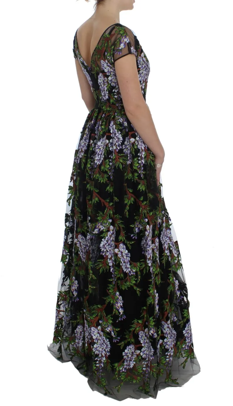 Dolce & Gabbana Women's Floral Embroidered Maxi Dress - Full Length Elegance
