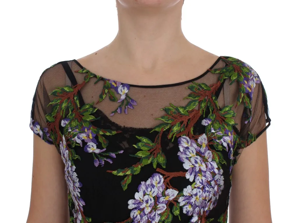 Dolce & Gabbana Women's Floral Embroidered Maxi Dress - Full Length Elegance
