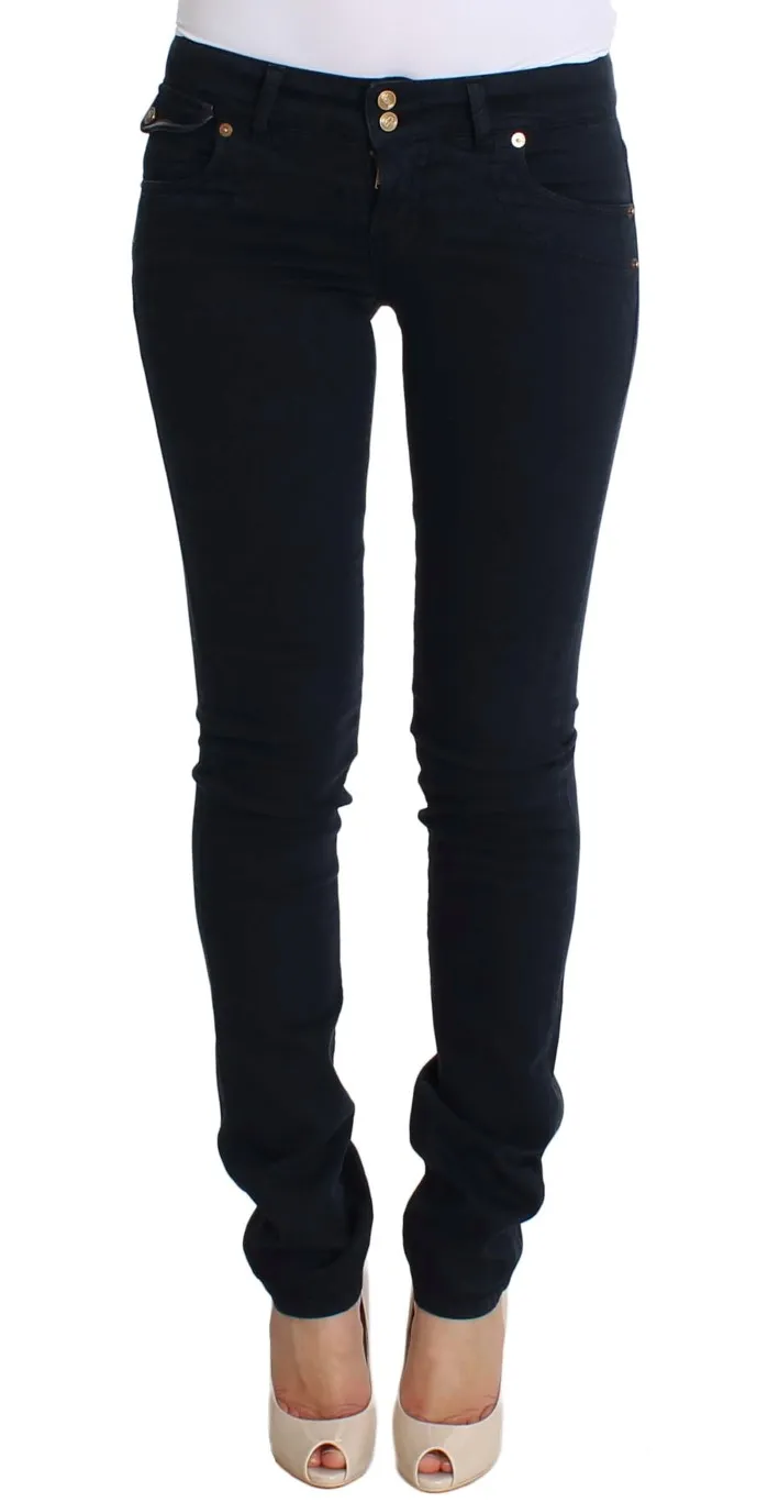 John Galliano Women's Elegant Slim Fit Blue Jeans