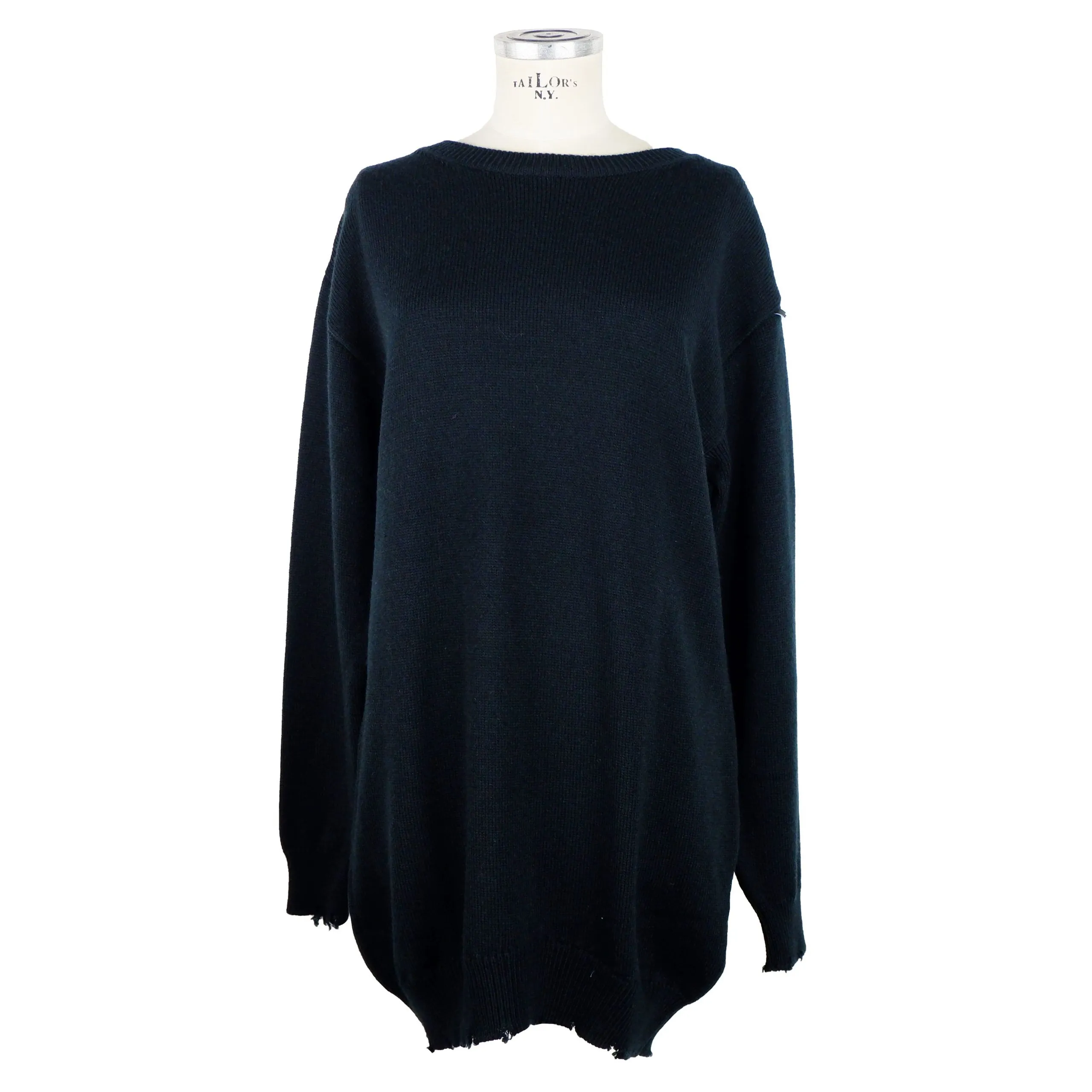 Comme Des Fuckdown Women's Chic Jagged Edge Crew-Neck Sweater