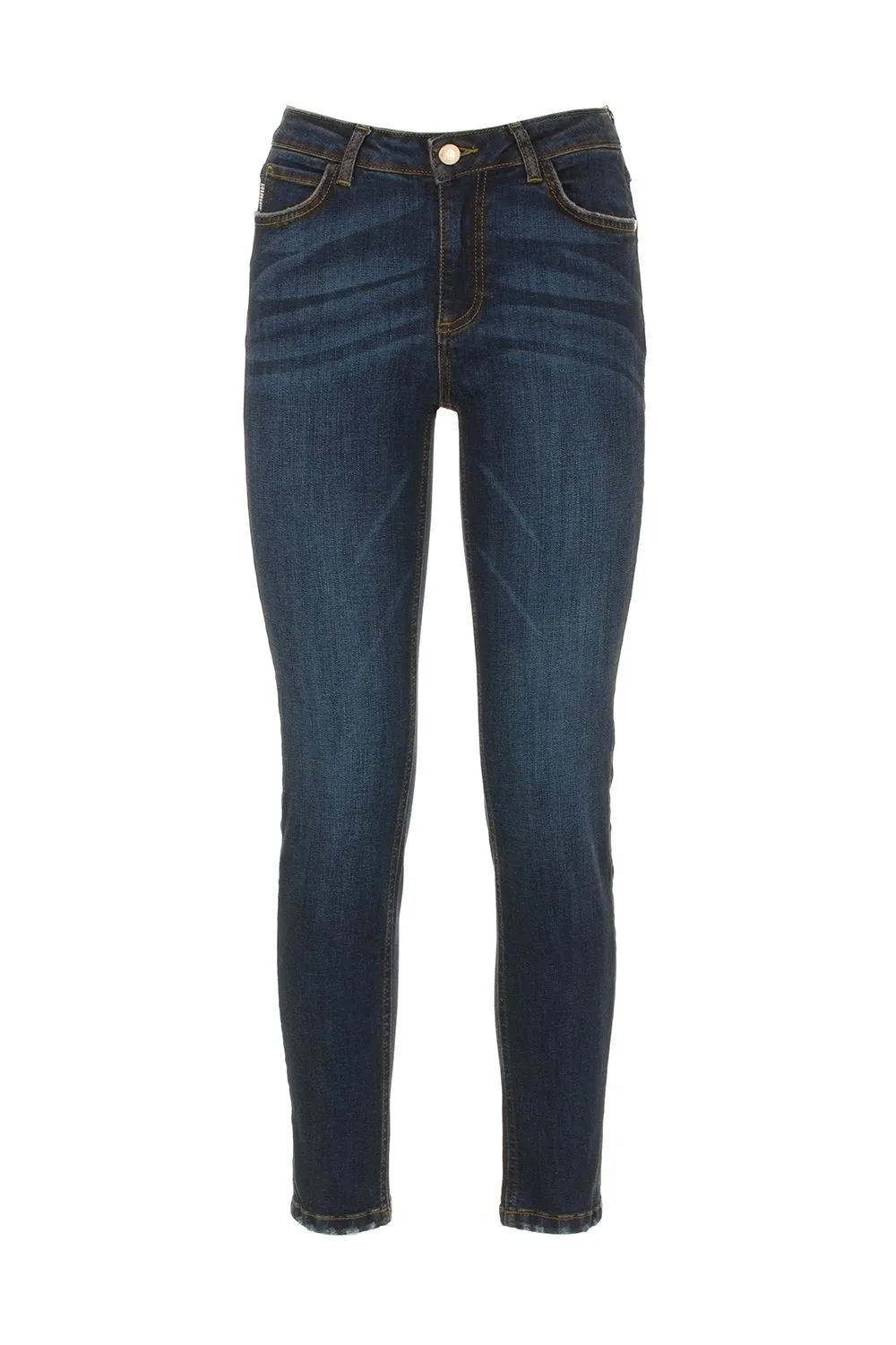Imperfect Women's Blue Cotton Women's Jeans