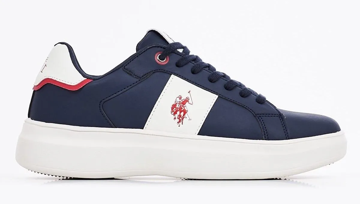 U.S. POLO ASSN. Gray Artificial Leather Men Sneaker