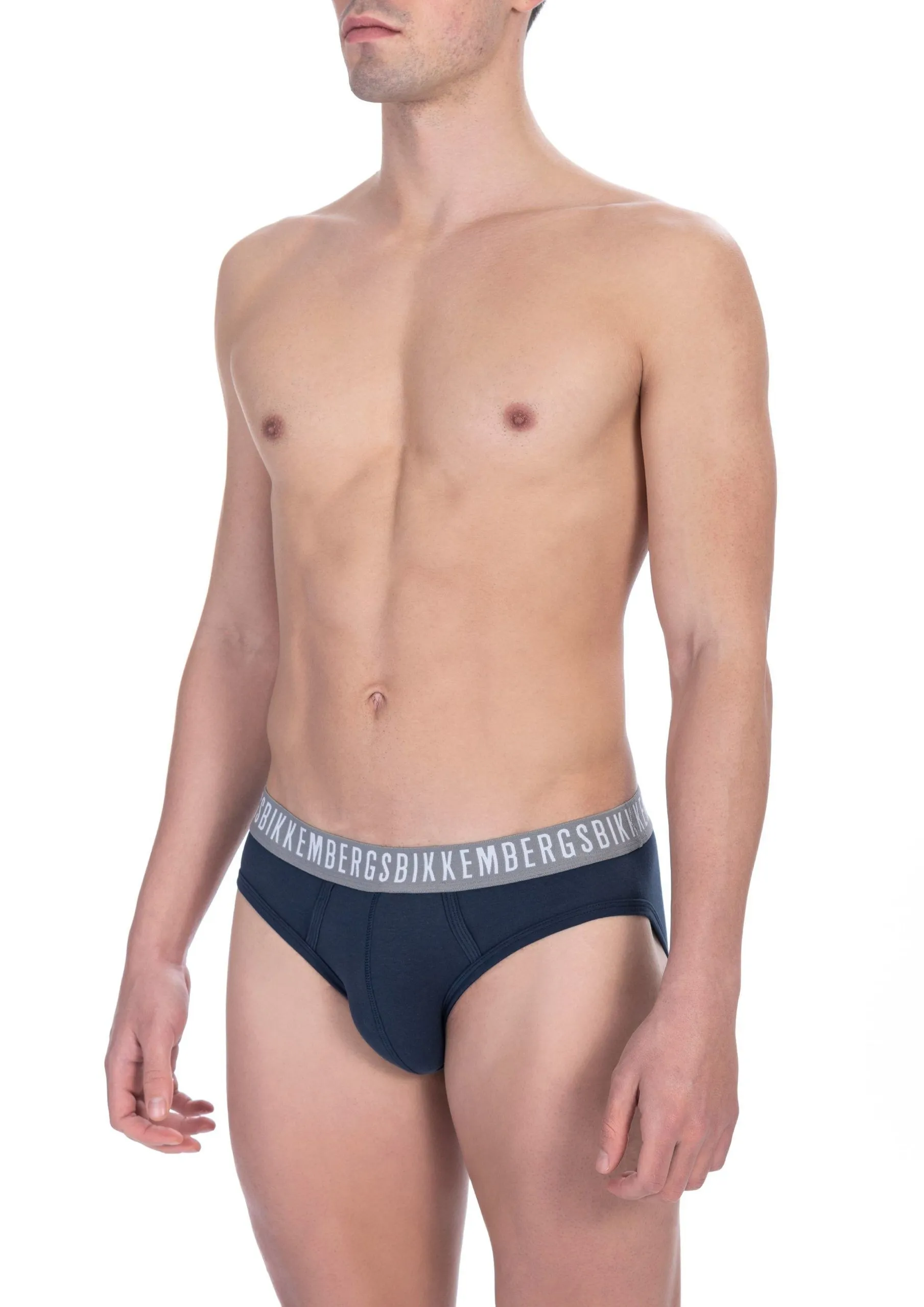 Bikkembergs Men's Sleek Bikkembergs Army Briefs Bi-Pack