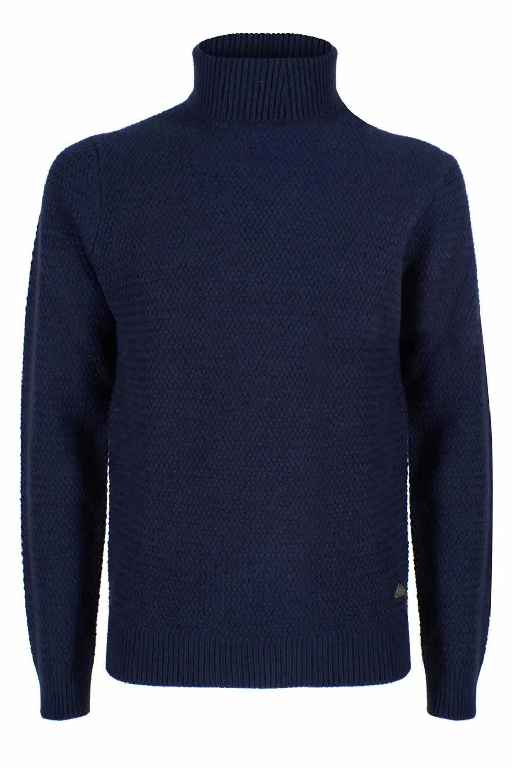 Yes Zee Blue Acrylic Men Sweater