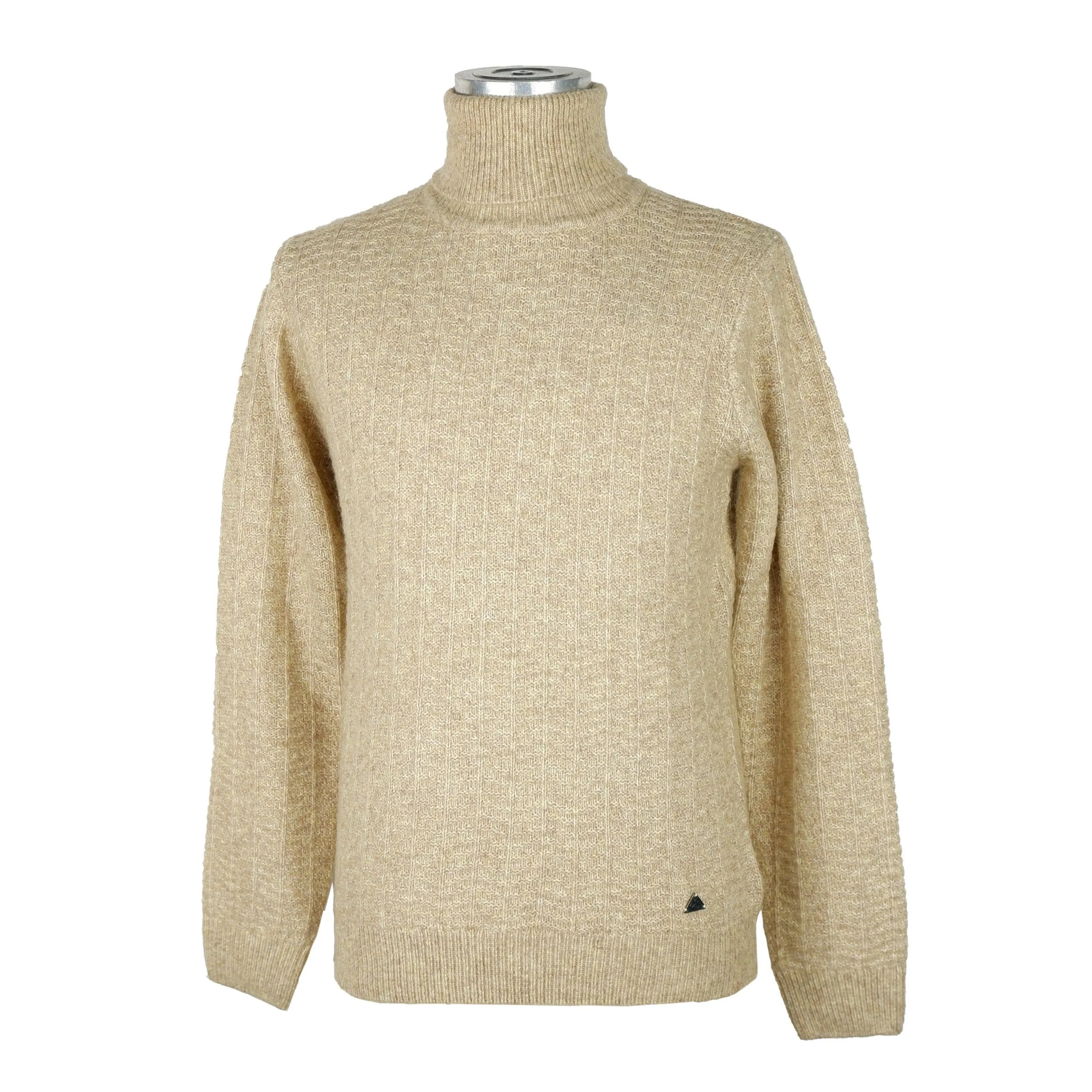Yes Zee Beige Polyamide Men Sweater