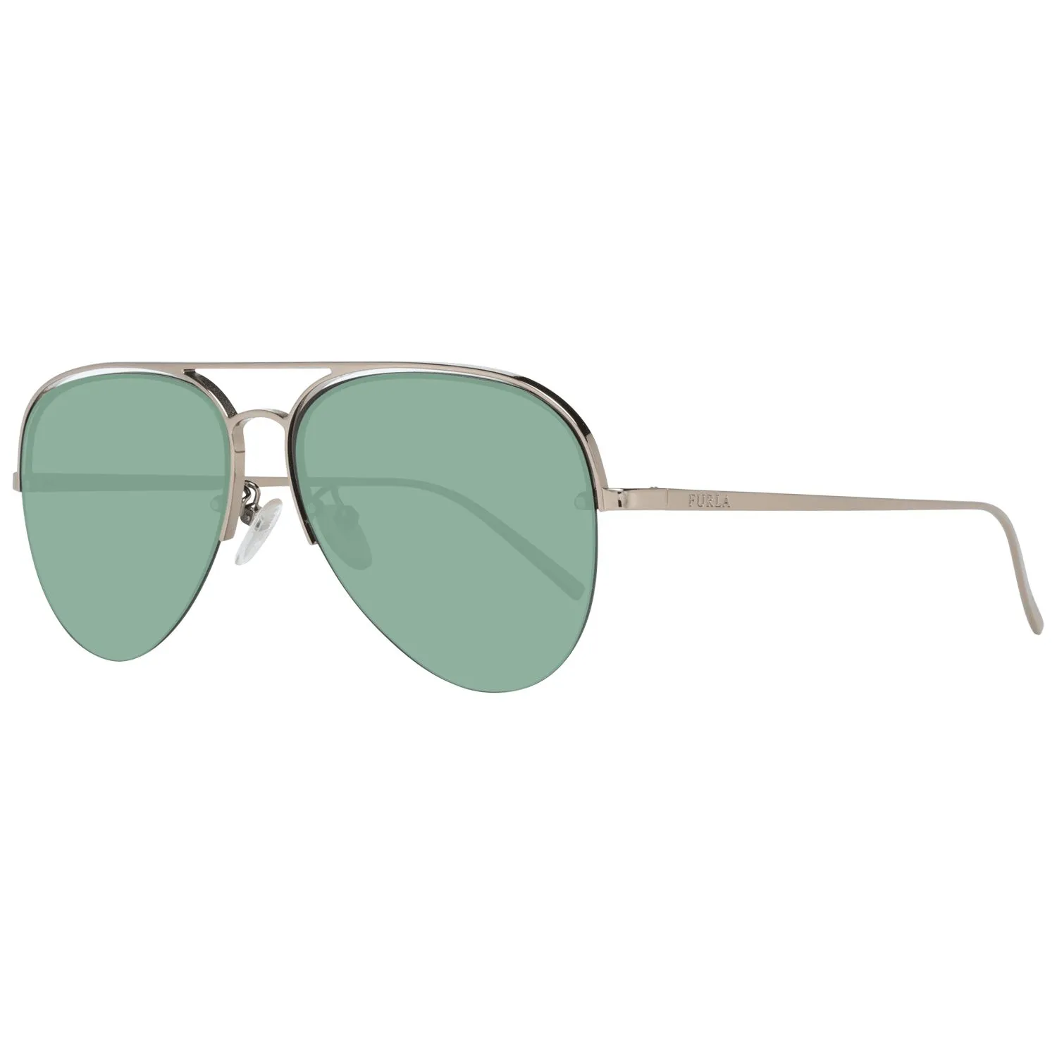 Furla Unisex Gold Unisex Sunglass