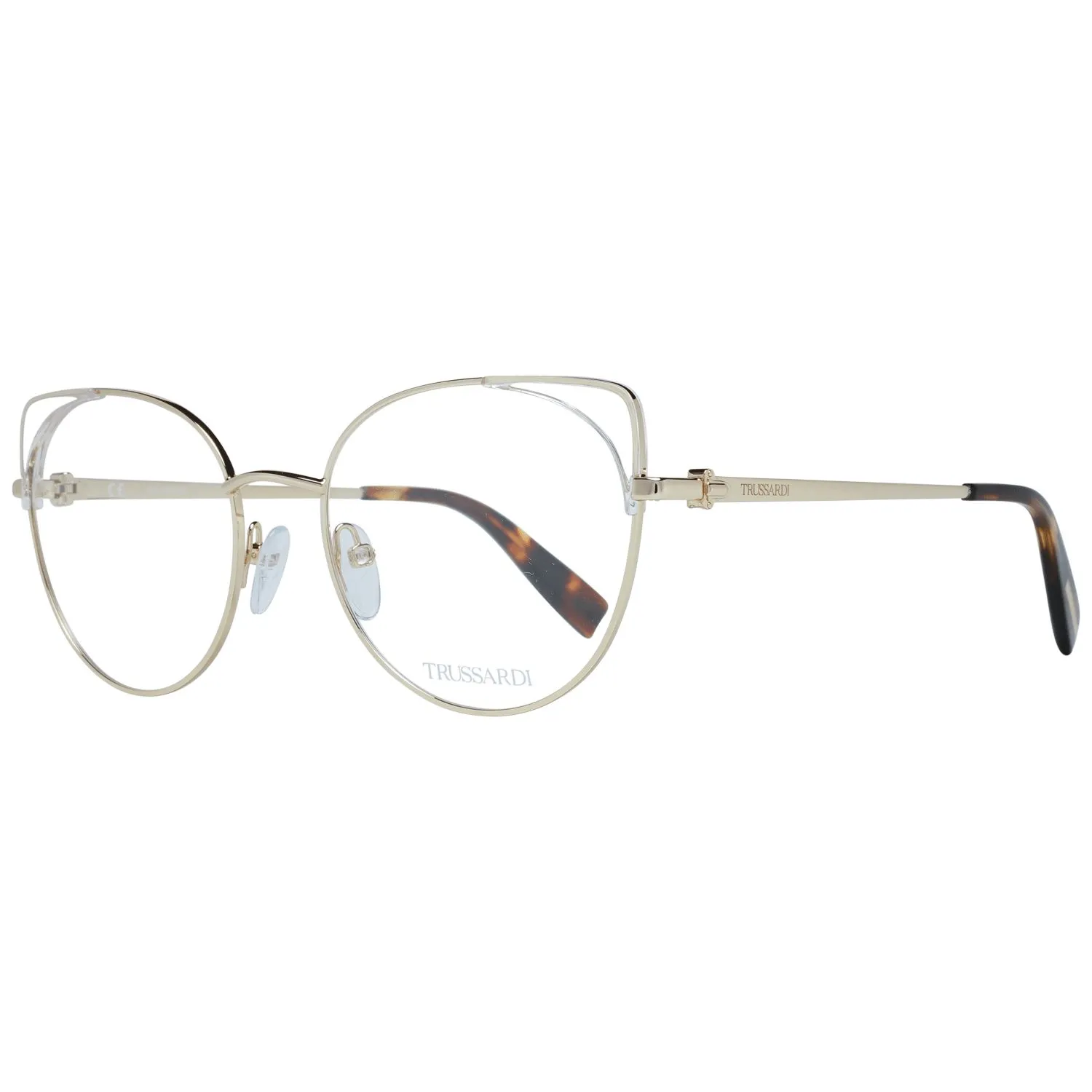 Trussardi Gold Women Optical Frames