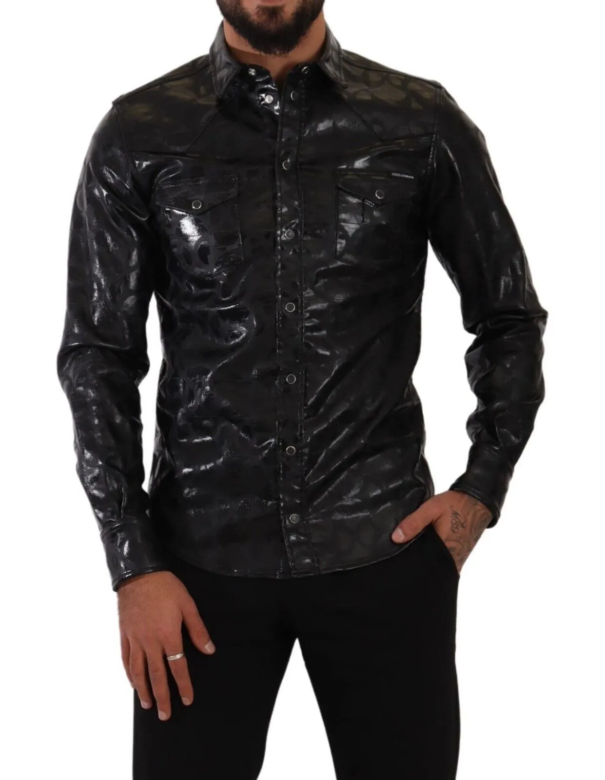 Dolce & Gabbana Men's Elegant Slim Fit Cotton Shirt