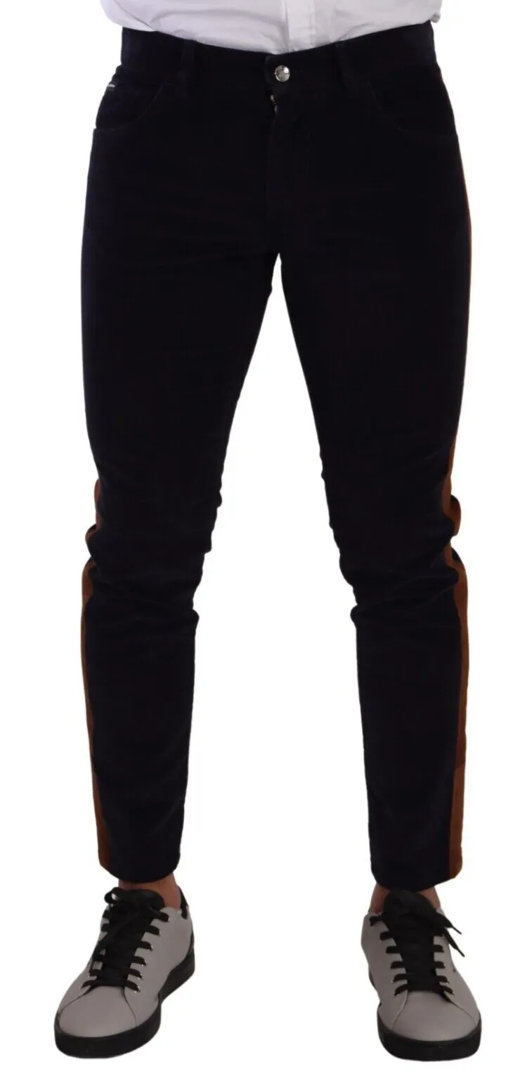 Dolce & Gabbana Men's Elegant Slim Fit Denim for the Modern Man