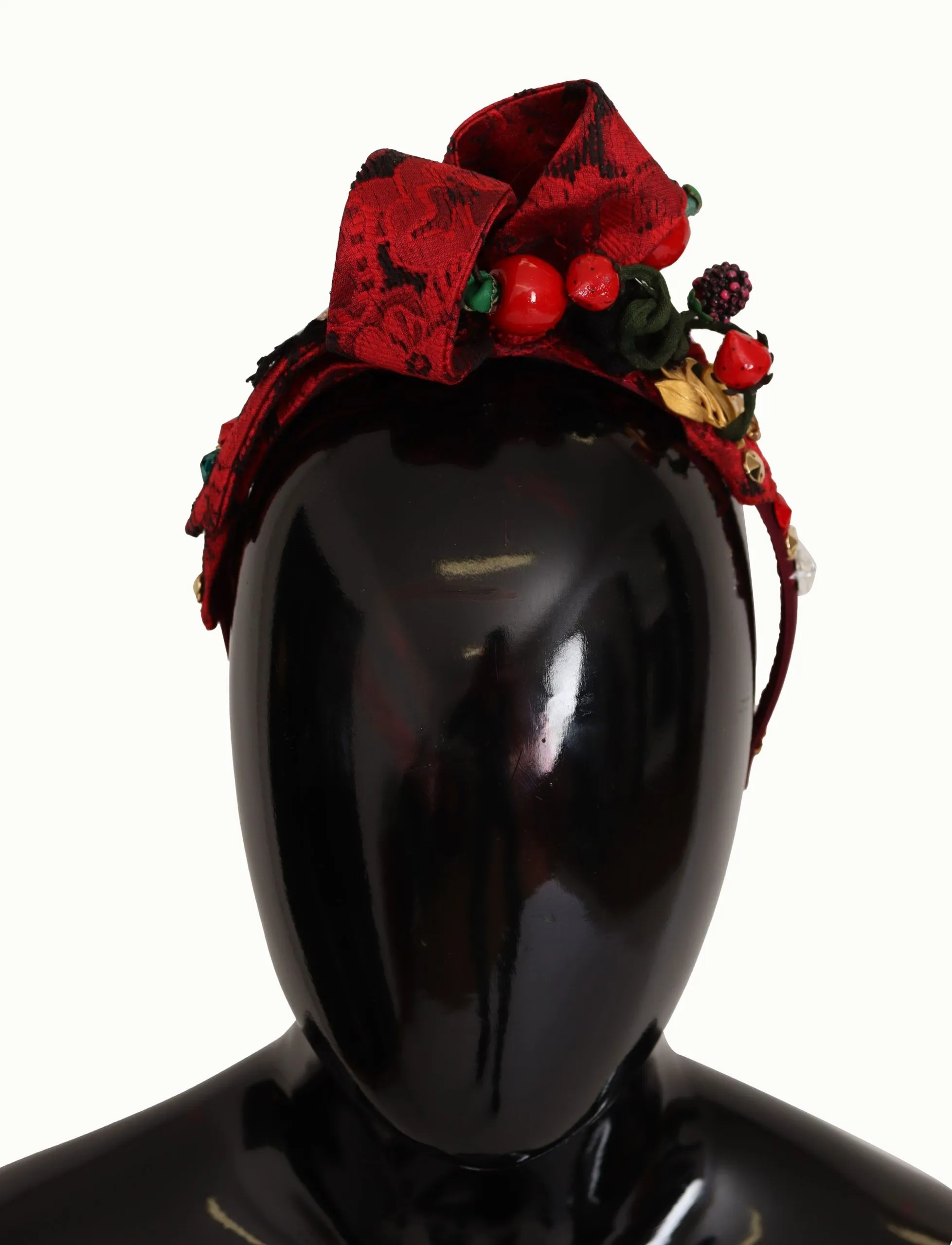 Dolce & Gabbana Women's Cherry Sicily Embellished Red Diadem