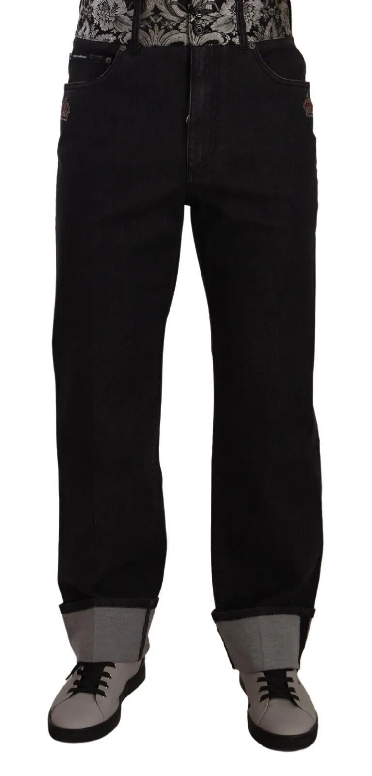 Dolce & Gabbana Men's Elegant Straight Denim Jeans - Italian Craftsmanship