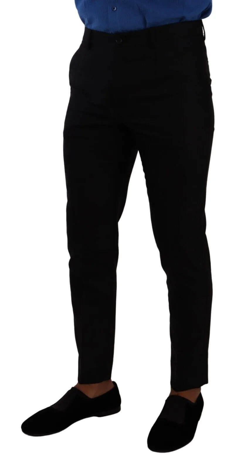 Dolce & Gabbana Men's Authentic Slim Fit Wool Dress Pants