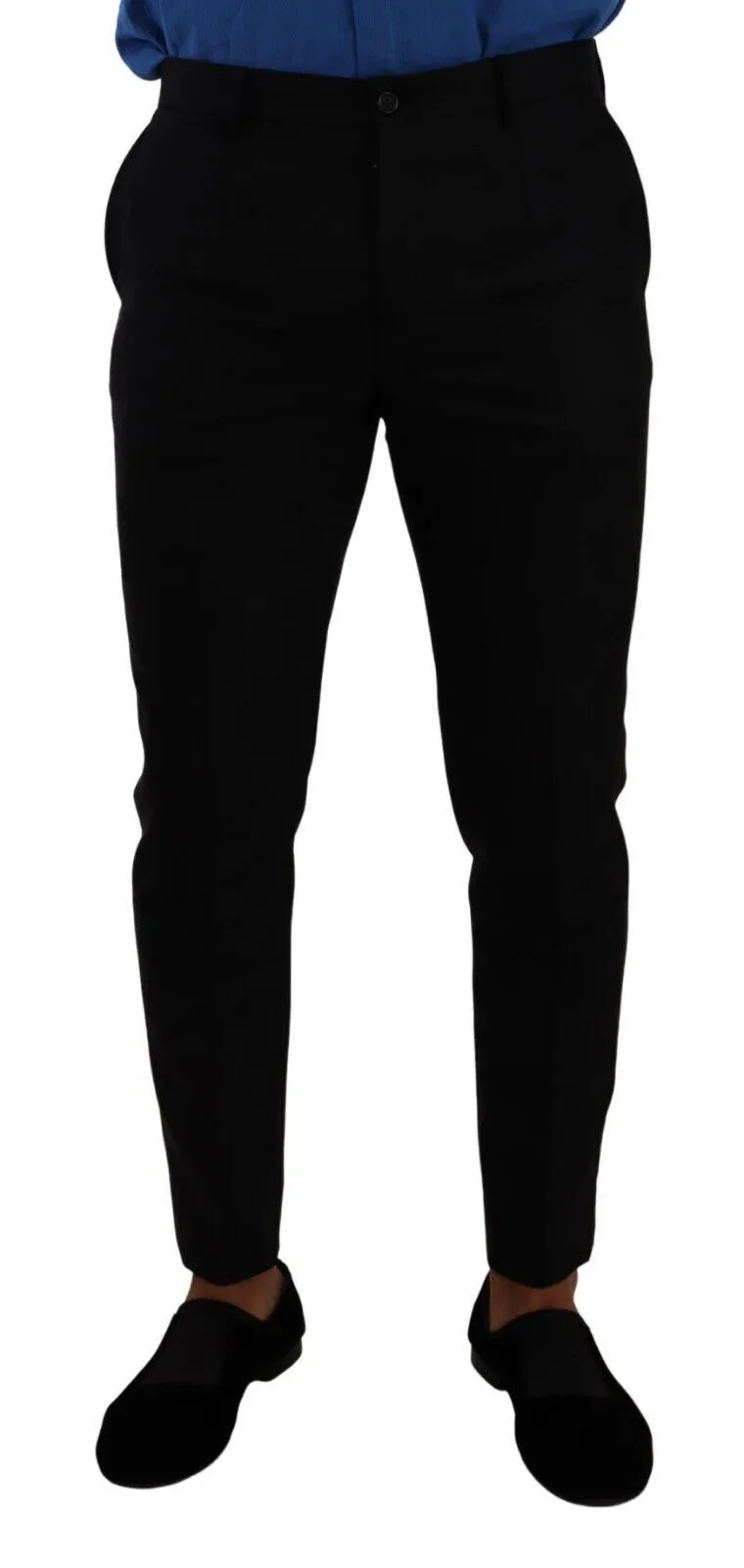 Dolce & Gabbana Men's Authentic Slim Fit Wool Dress Pants