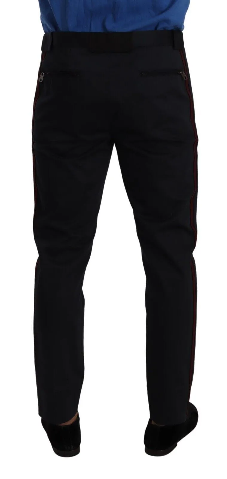 Dolce & Gabbana Men's Chic Slim Fit Chinos Pants in Blue