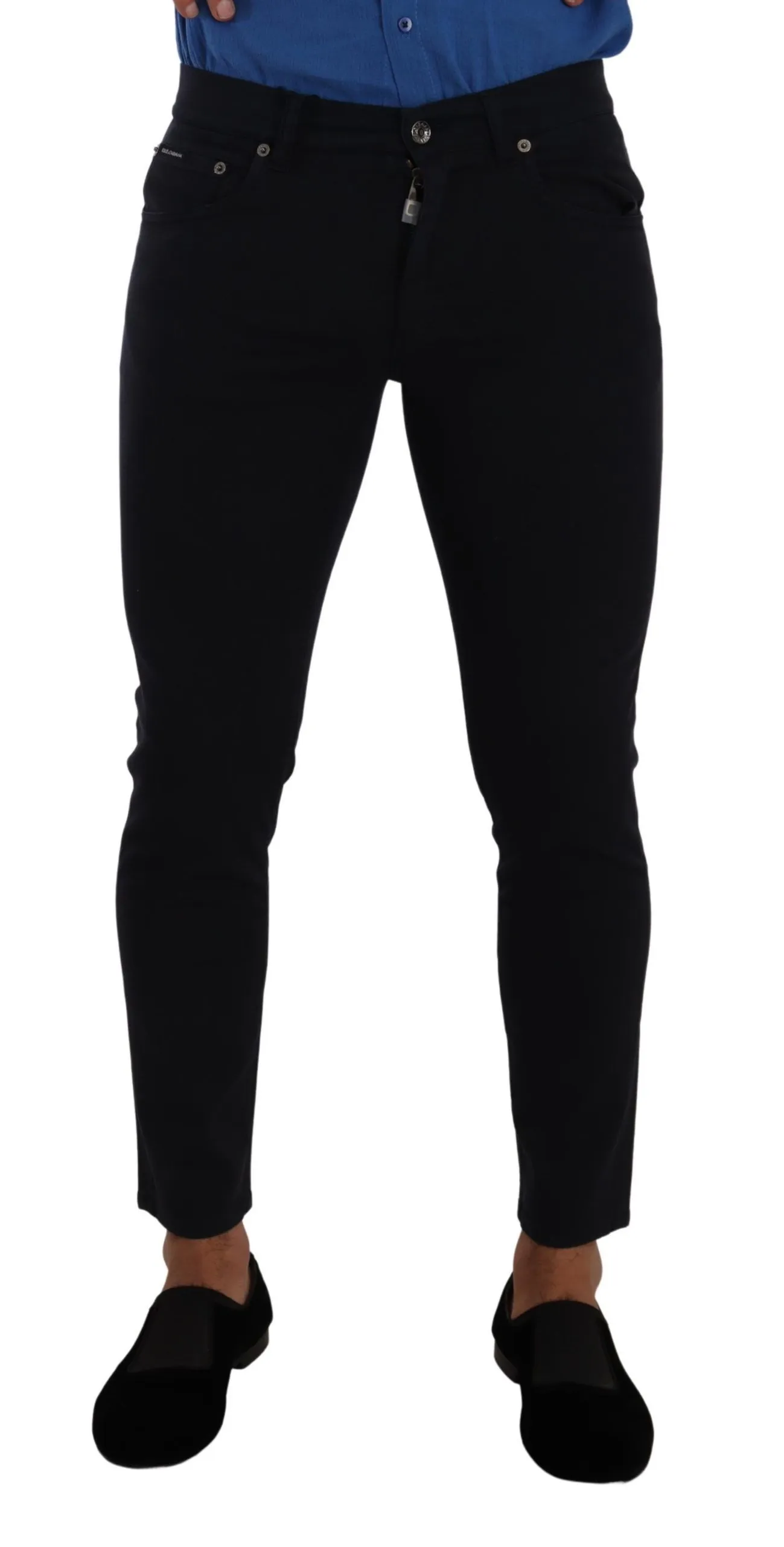 Dolce & Gabbana Men's Chic Slim Fit Capri Denim Jeans