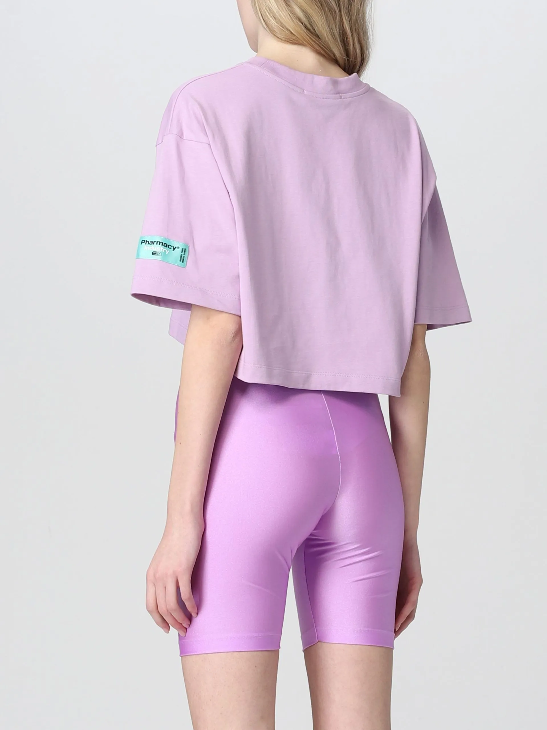Pharmacy Industry Purple Cotton Women T-Shirt