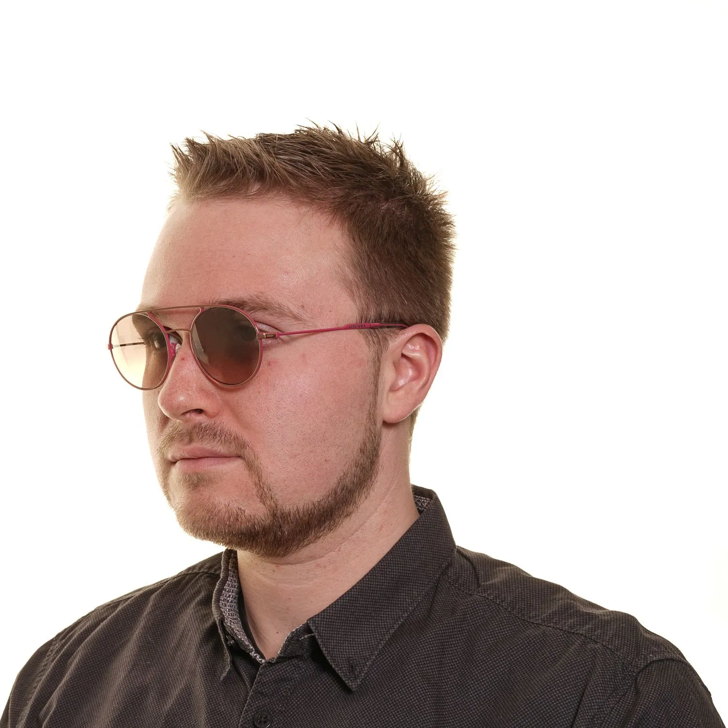 Diesel Unisex Bronze Unisex Sunglasses