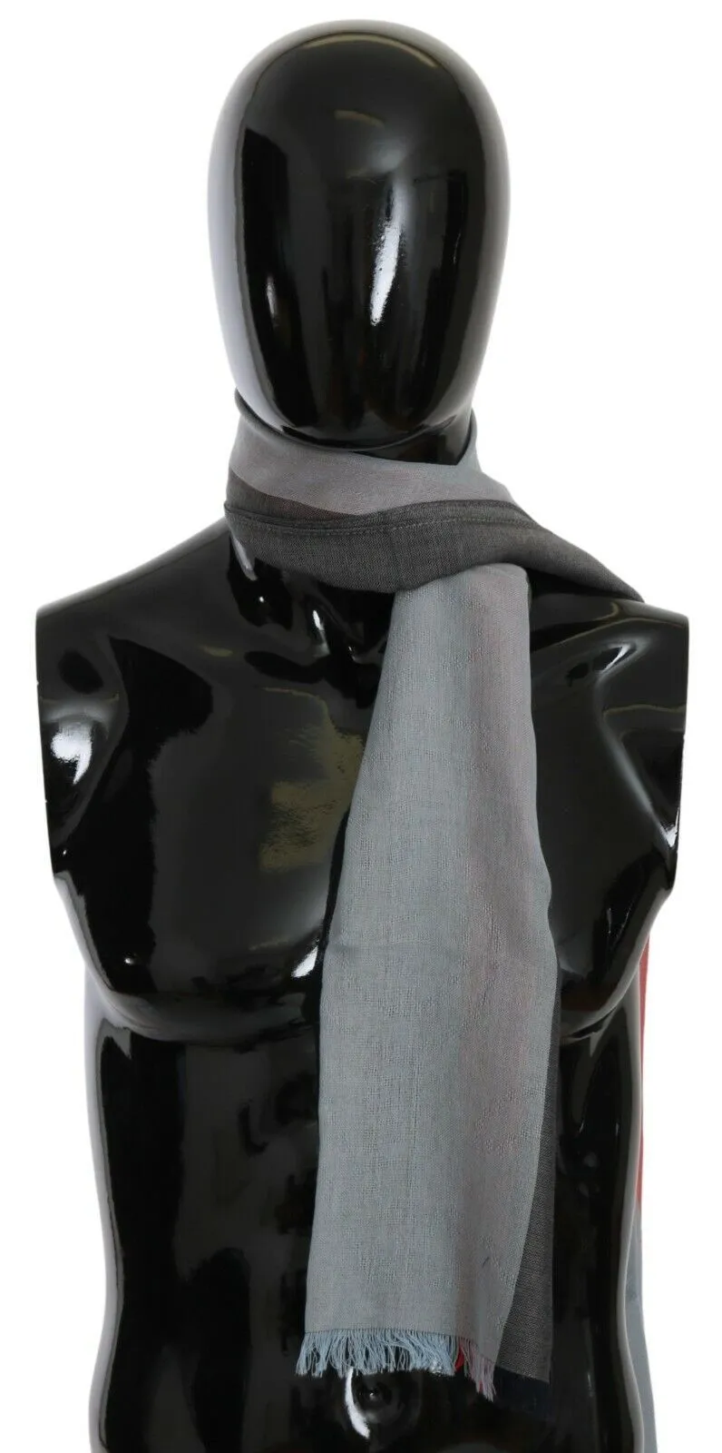 Dolce & Gabbana Women's Elegant Gray Italian Cotton Scarf