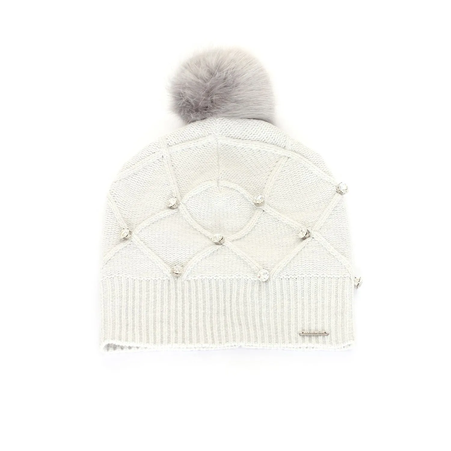 Imperfect White Acrylic Women Hat