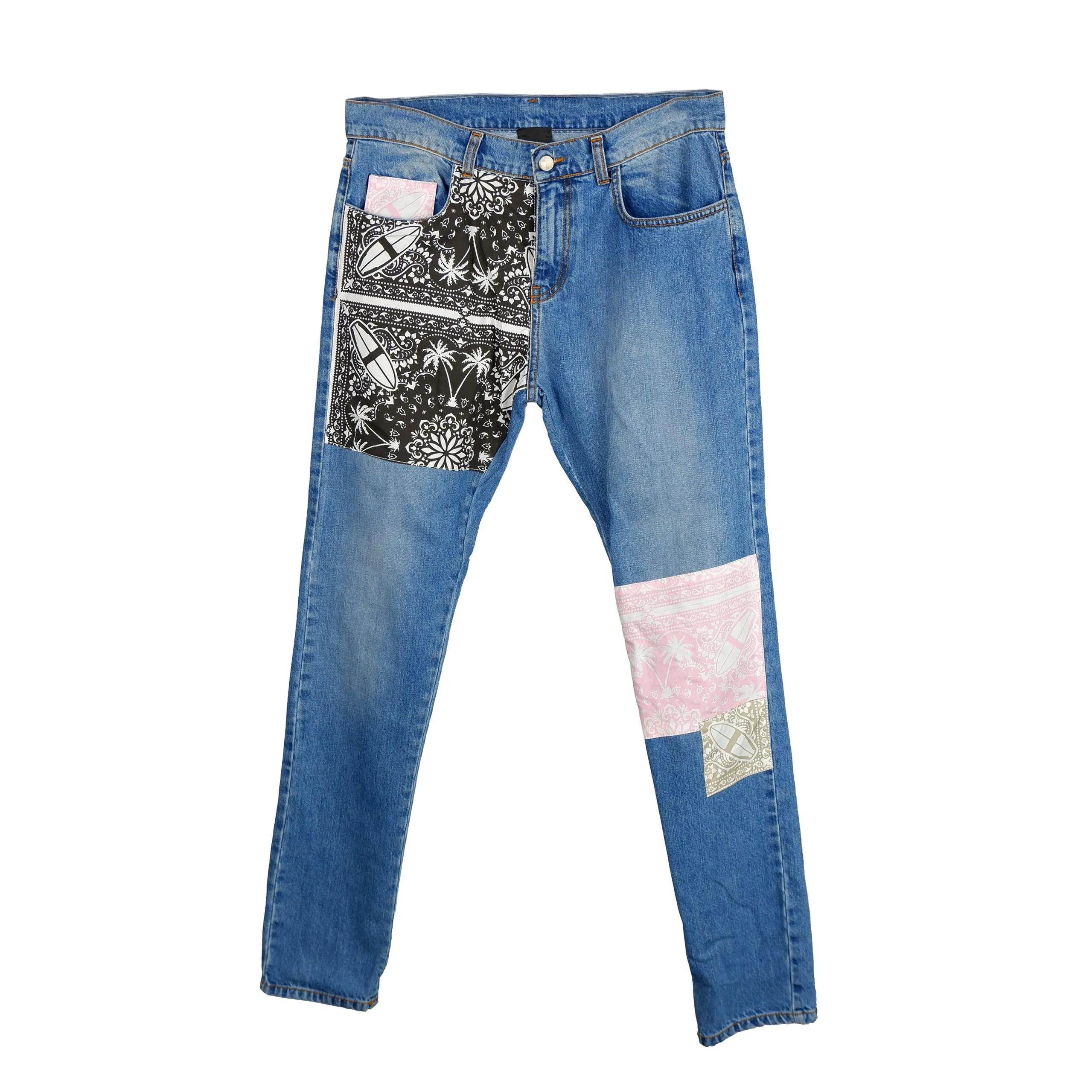 Comme Des Fuckdown Men's Blue Cotton Men's Jeans