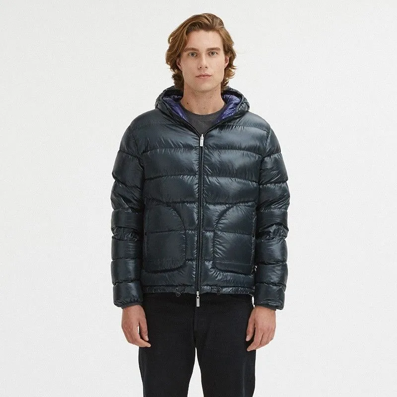 Centogrammi Men's Reversible Duck Feather Padded Jacket