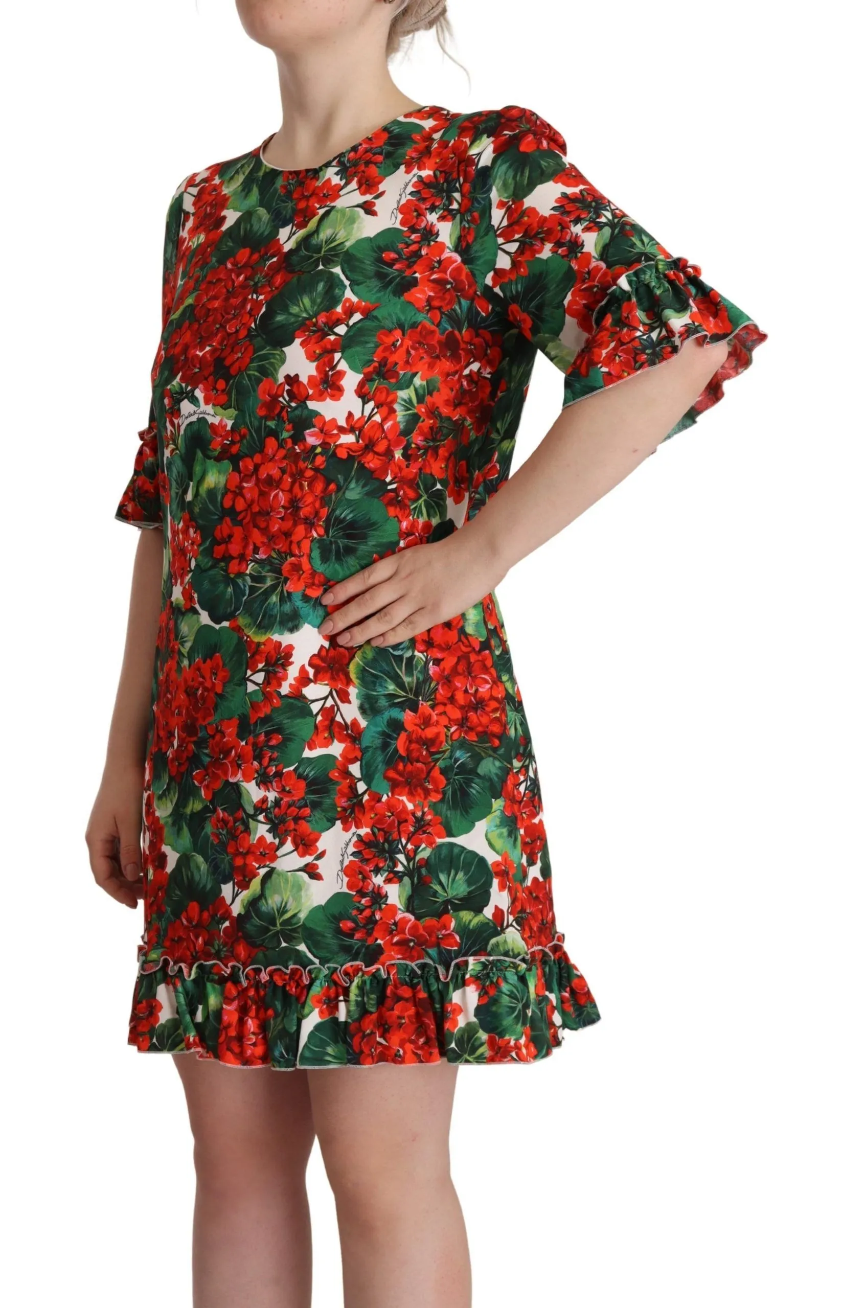 Dolce & Gabbana Women's Floral Mini Enchantment Dress