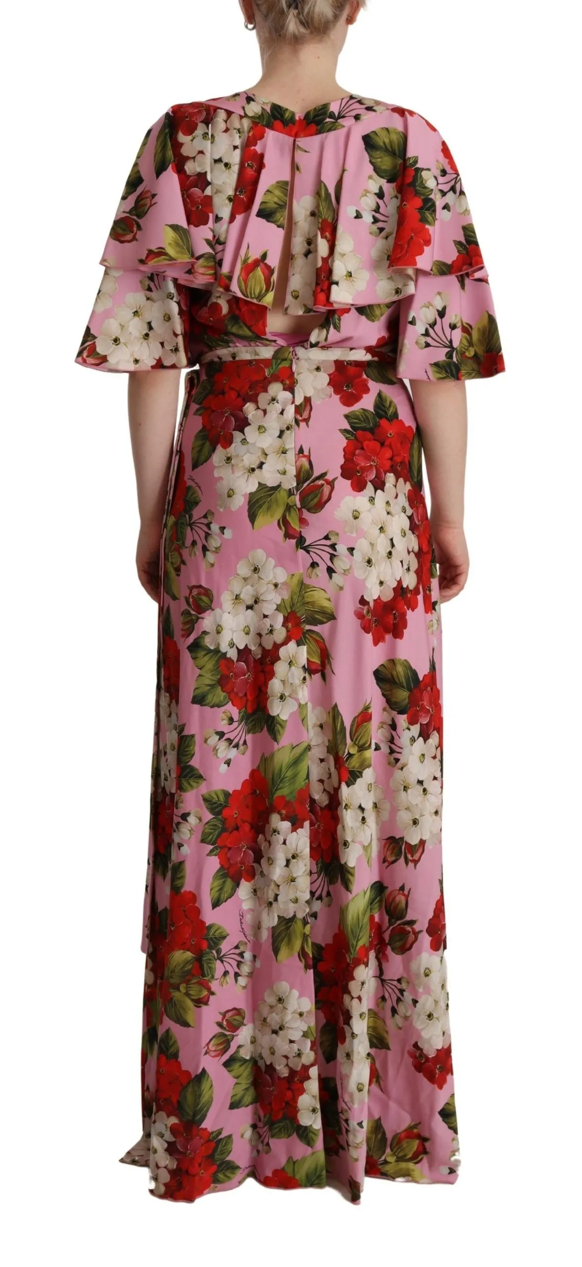 Dolce & Gabbana Women's Enchanting Floral Silk Maxi Dress
