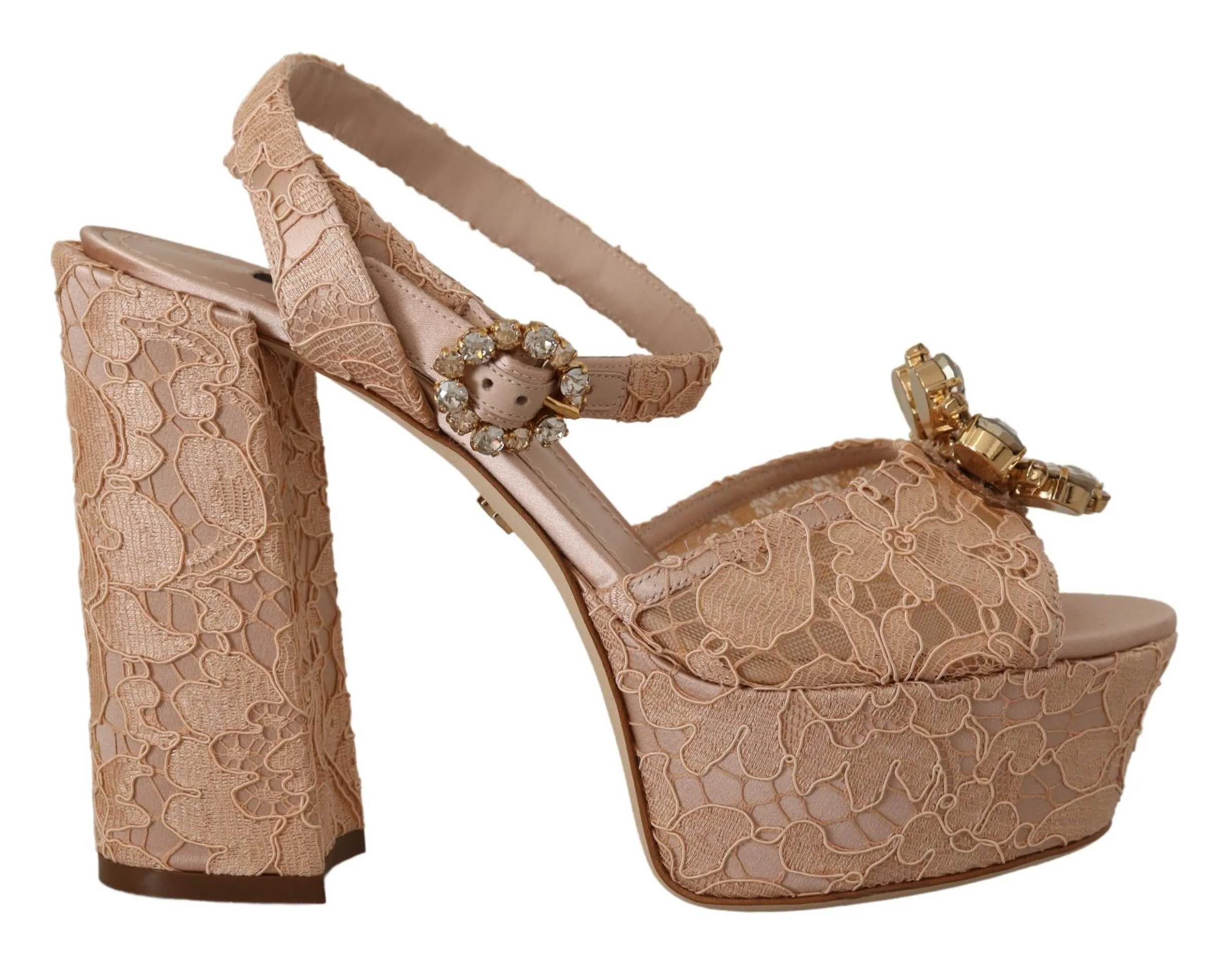 Dolce & Gabbana Women's Elegant Pink Platform Heels